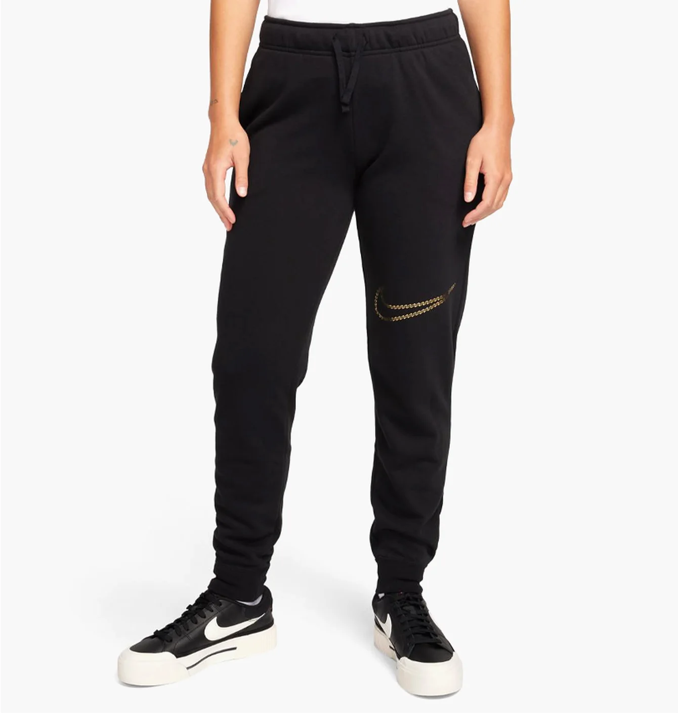 Штани жіночі Nike Ns Club Flc Shine Mr Pant Black FB8760-010