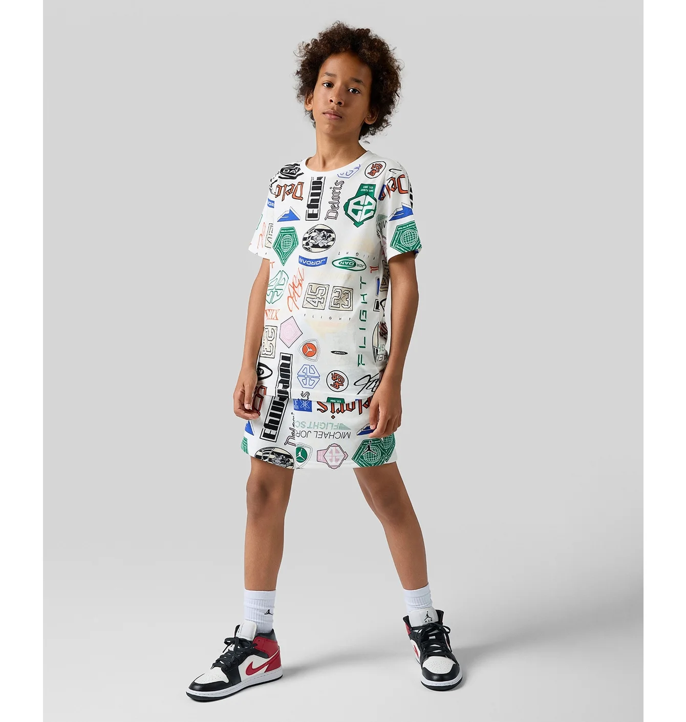 Шорти дитячі Air Jordan Essentials French Terry Printed White 95D743-782