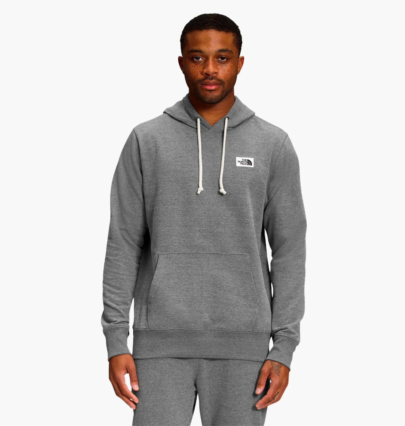 Худі чоловіче The North Face Heritage Patch Pullover Hoodie Grey NF0A7UNU-030