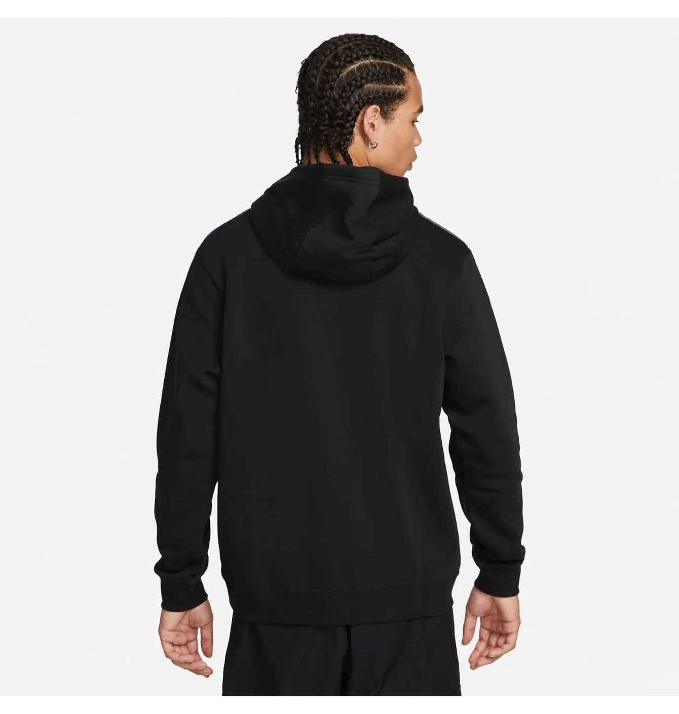 Худі чоловіче Nike M Nsw Sp Flc Hoodie Bb Black FN0247-010
