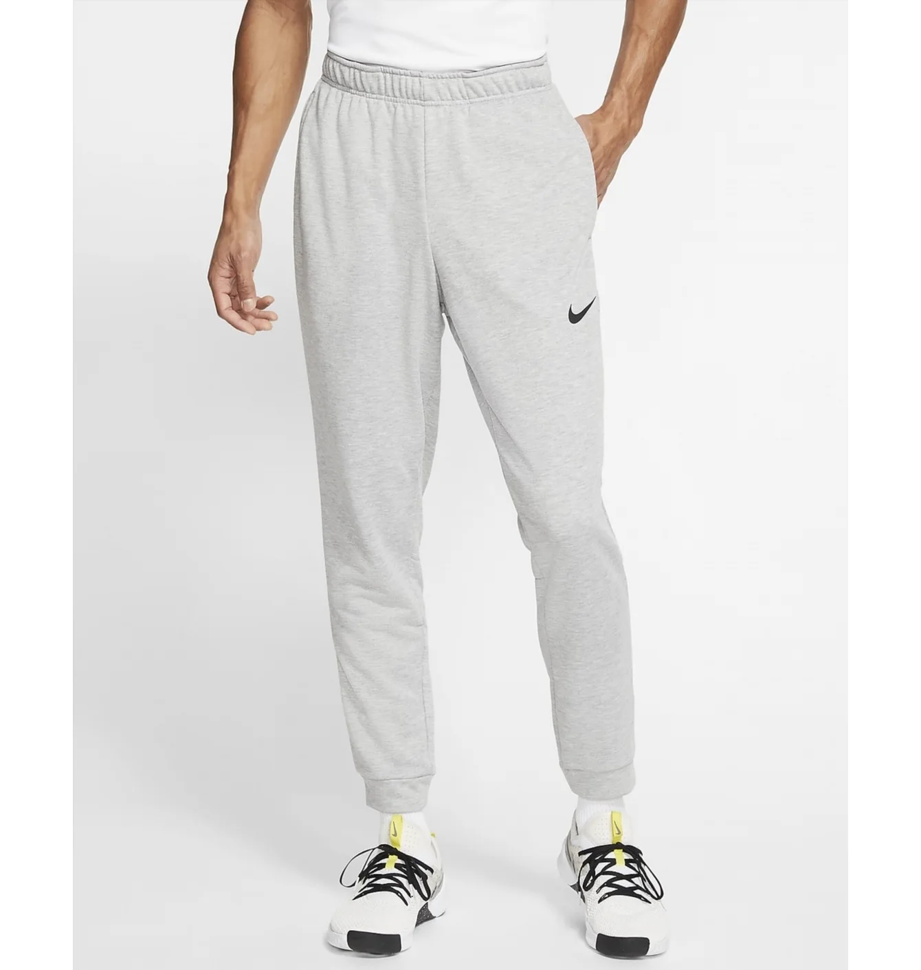 Штани чоловічі Nike Dry Pants Taper Fleece Grey CJ4312-063