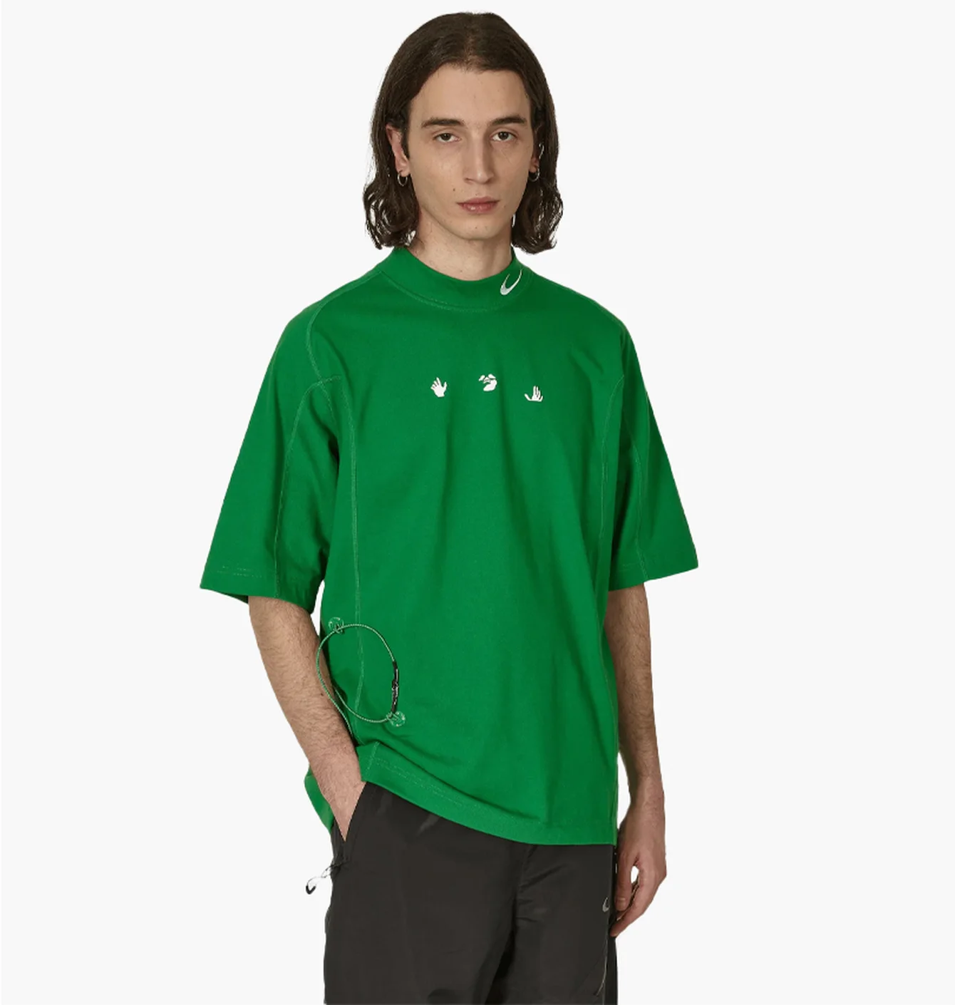 Футболка унісекс Nike X Off-White™ Short-Sleeve Top Green DV4401-389