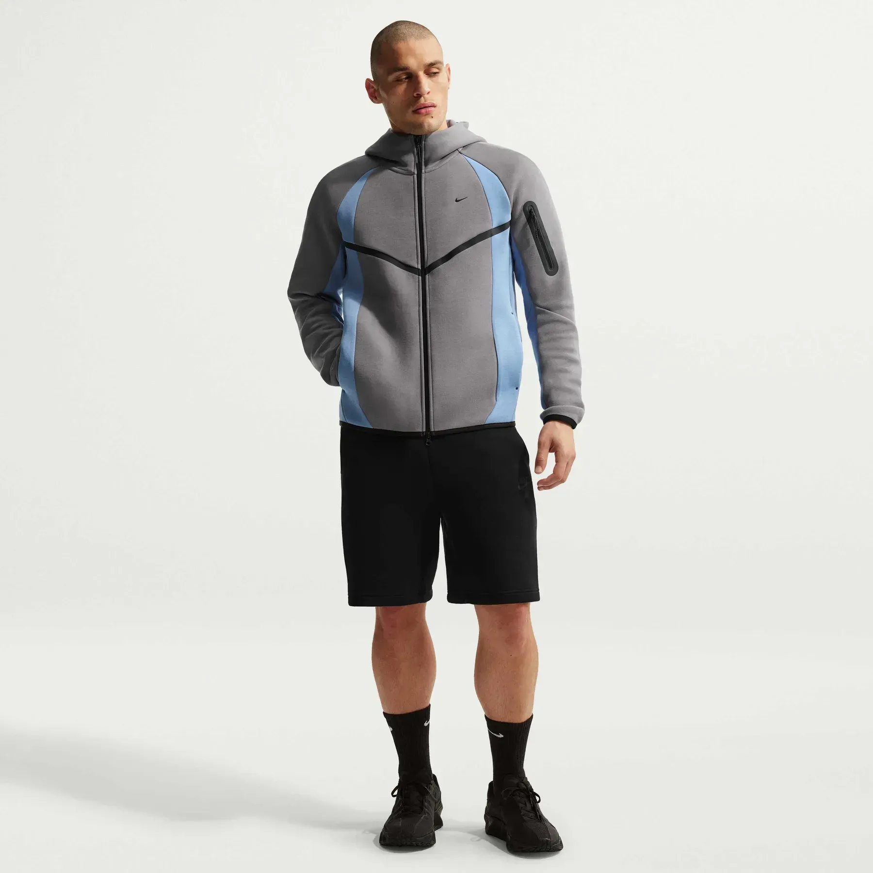 Кофта чоловіча Nike Tech Colour-Block Full-Zip Fleece Windrunner Jacket (IF1325-015)