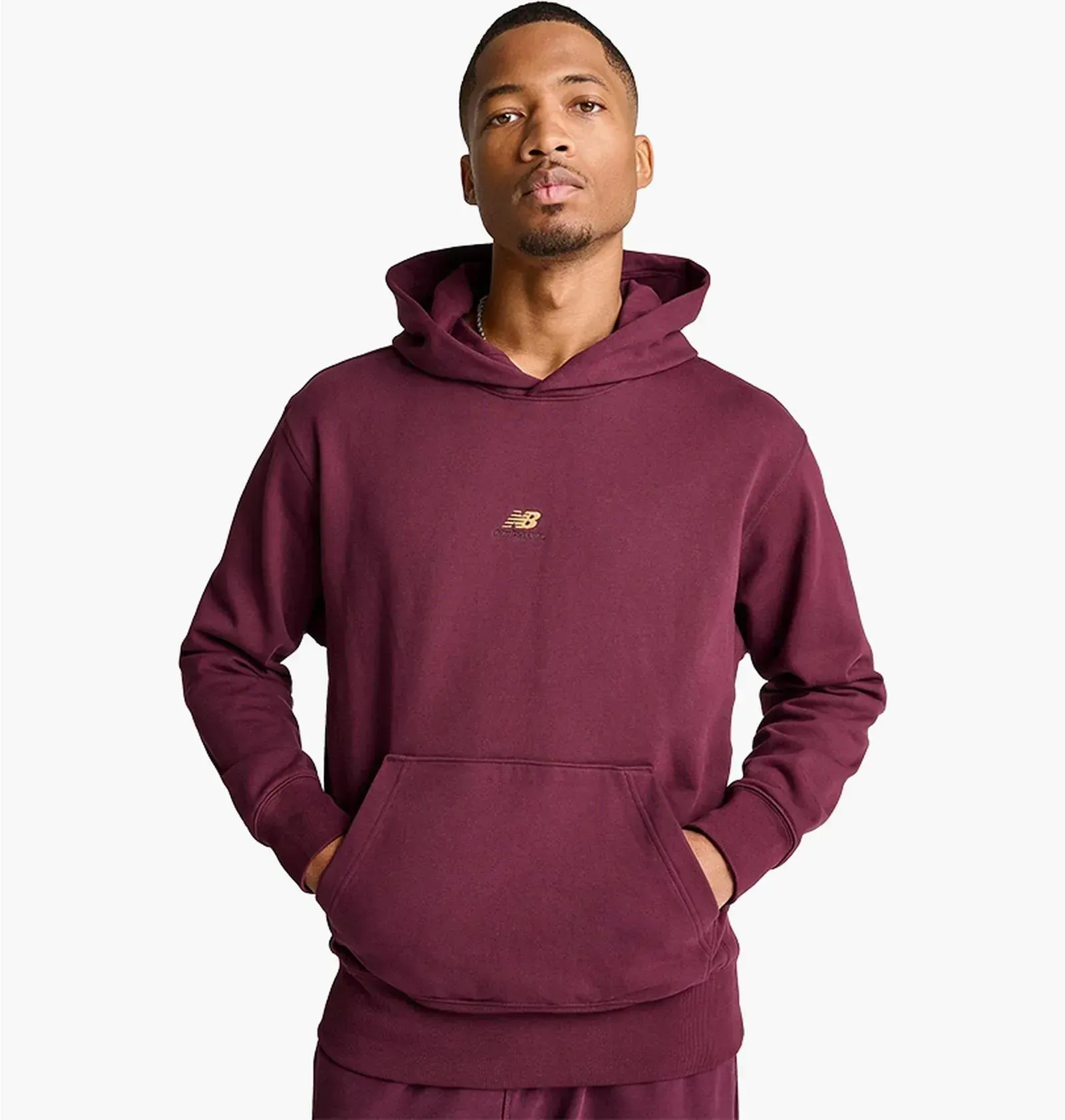 Кофта чоловіча New Balance Athletics Remastered Graphic French Terry Hoodie Violet (MT31502)