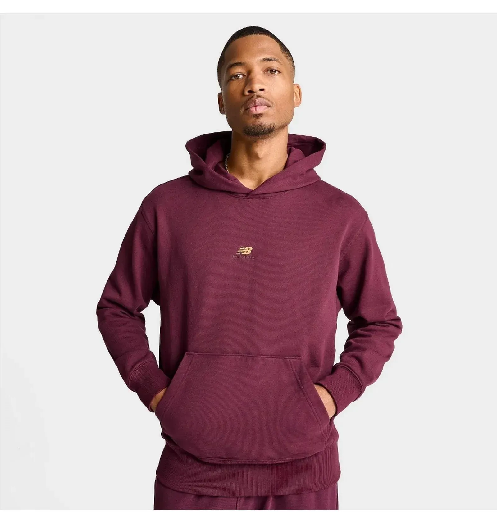 Кофта чоловіча New Balance Athletics Remastered Graphic French Terry Hoodie Violet (MT31502)