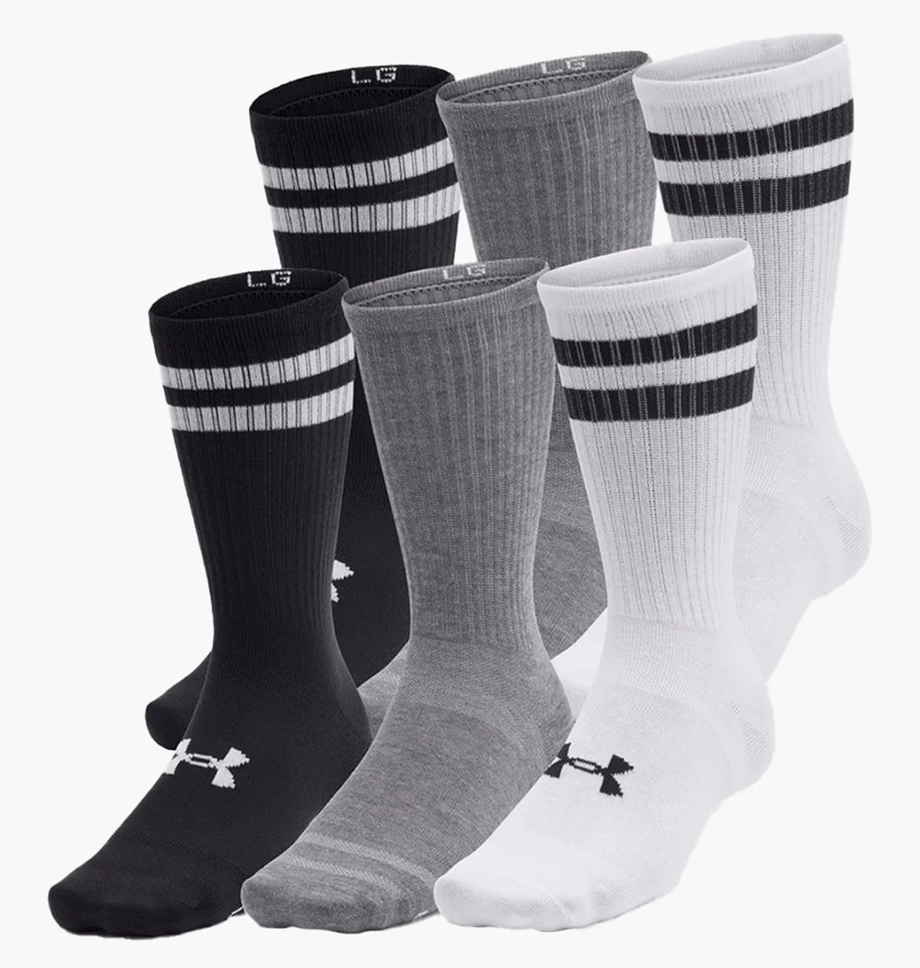 Шкарпетки Under armour Essential Crew Multi (6 пар) 1387058-101