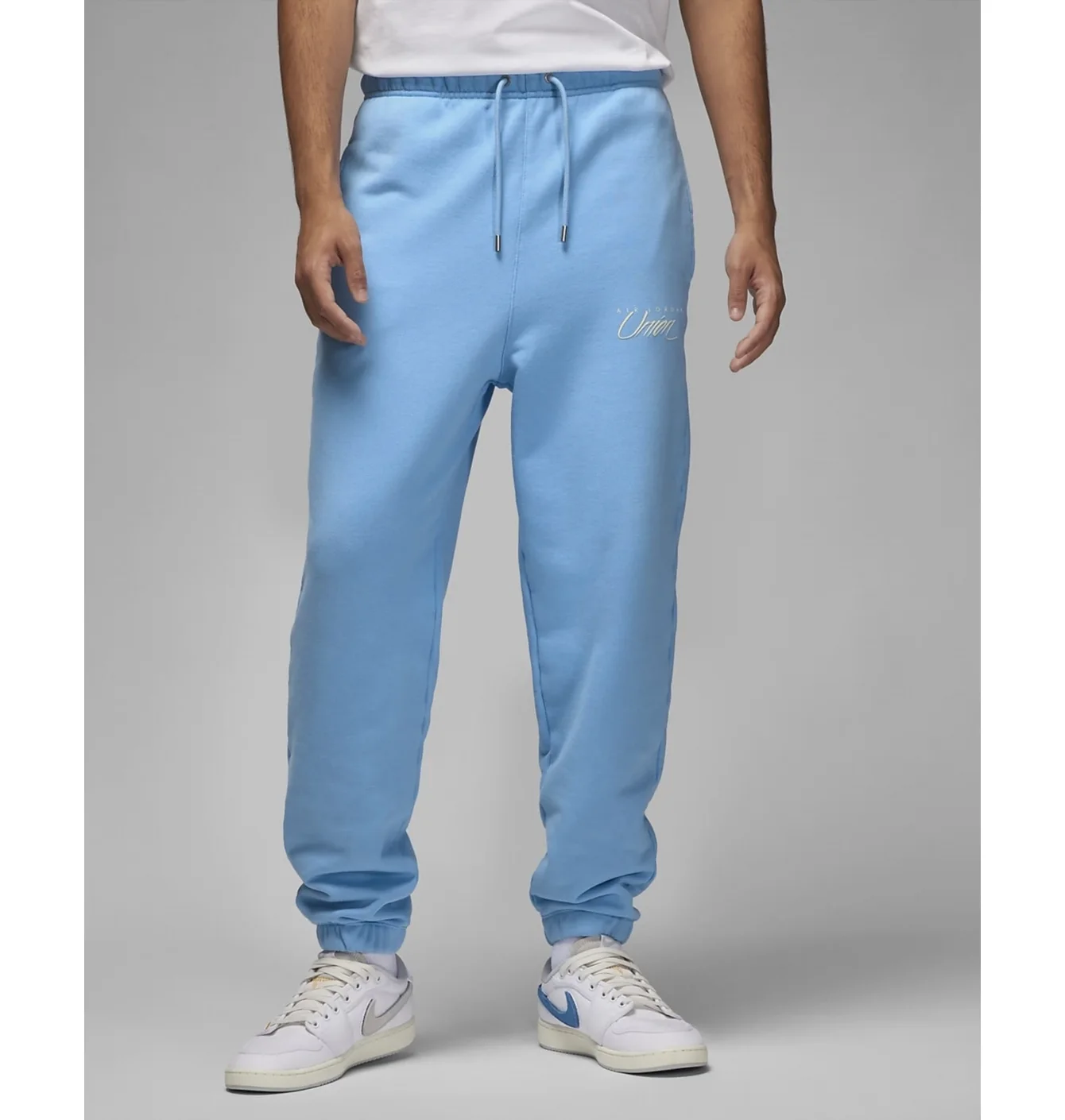 Штани чоловічі Air Jordan Fleece Joggers X Union La Light Blue DV7336-496