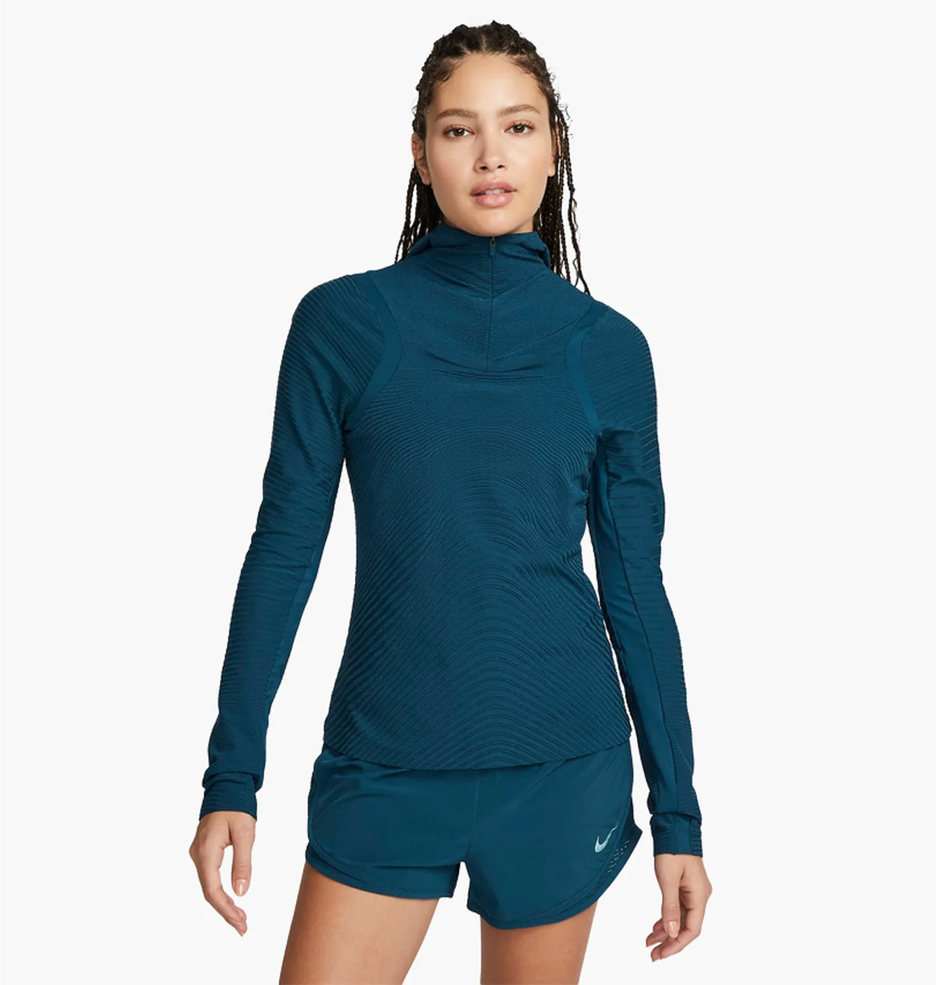 Олімпійка жіноча Nike Therma-Fit Adv Run Division WomenS Running Mid Layer Blue DQ6649-460