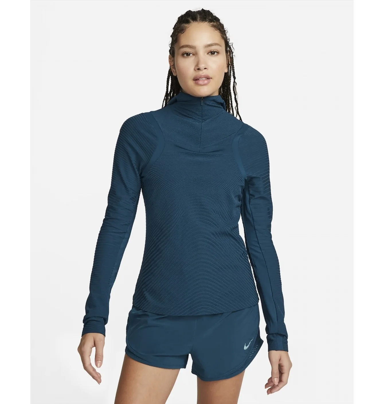 Олімпійка жіноча Nike Therma-Fit Adv Run Division WomenS Running Mid Layer Blue DQ6649-460