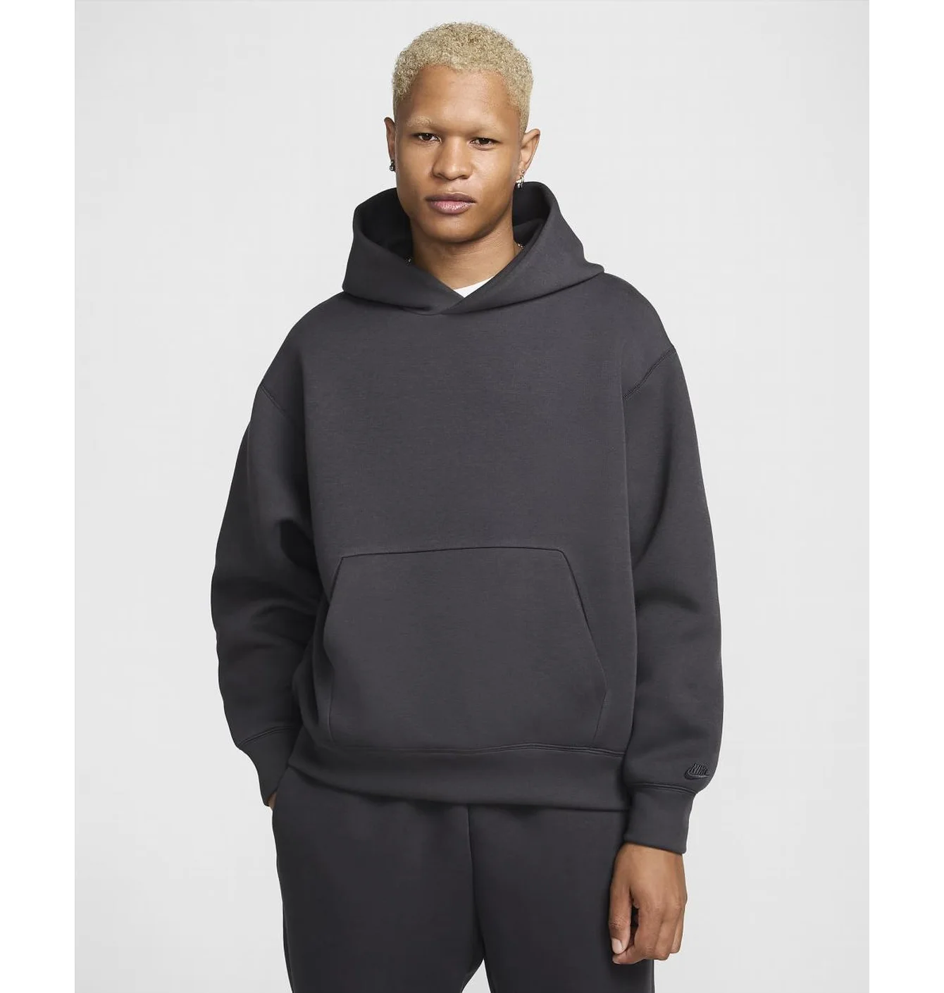 Худі чоловіче Nike Tech Reimagined Fleece Hoodie Black FZ0744-060