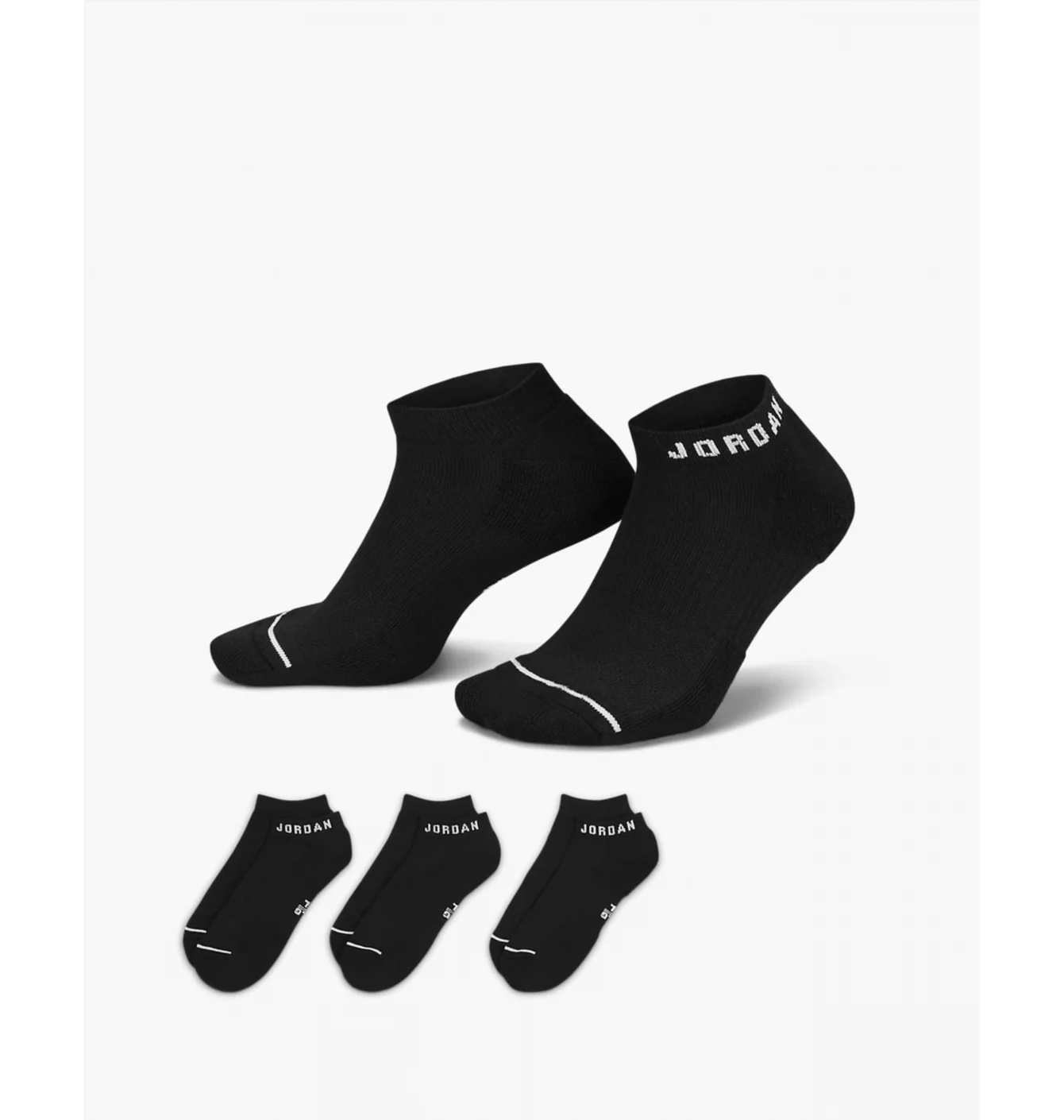 Шкарпетки унісекс Nike Cush Poly Ns (3 пари) 144 Black Dx9656-010