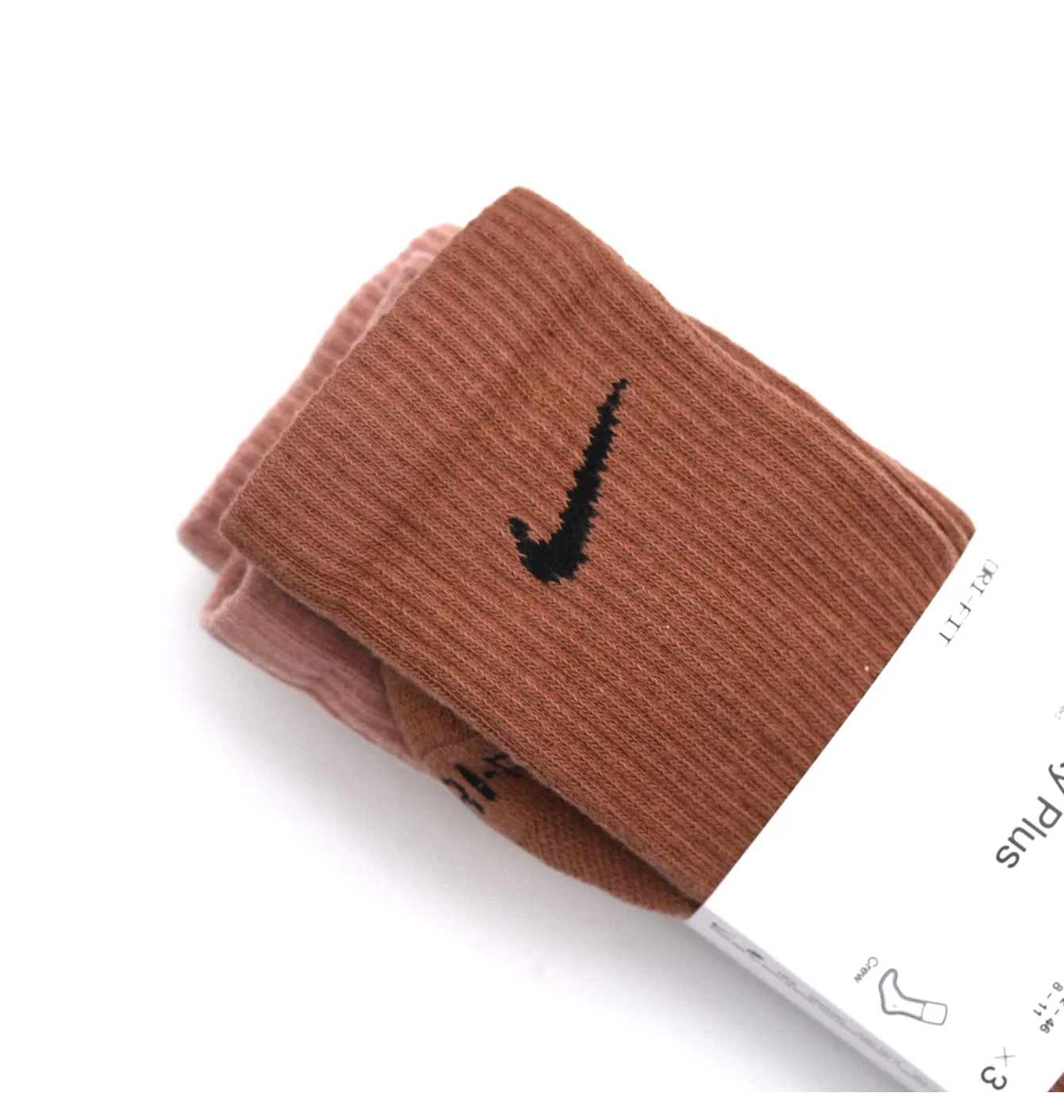 Шкарпетки унісекс Nike U Nk Evry Plus Cush Crew (3 пари) Beige Sx6888-914