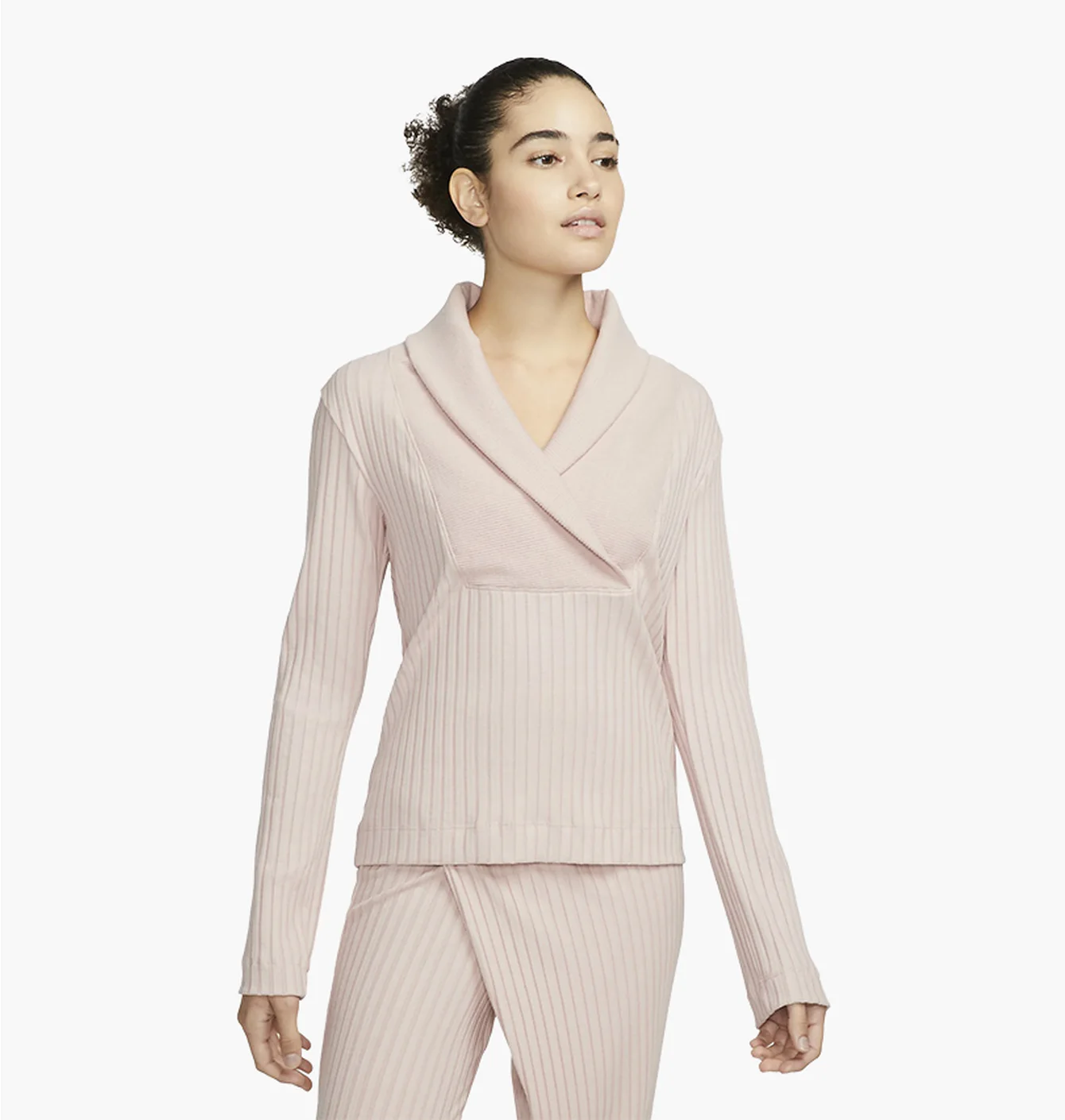 Кофта жіноча Nike Yoga Luxe Pink DD5828-601