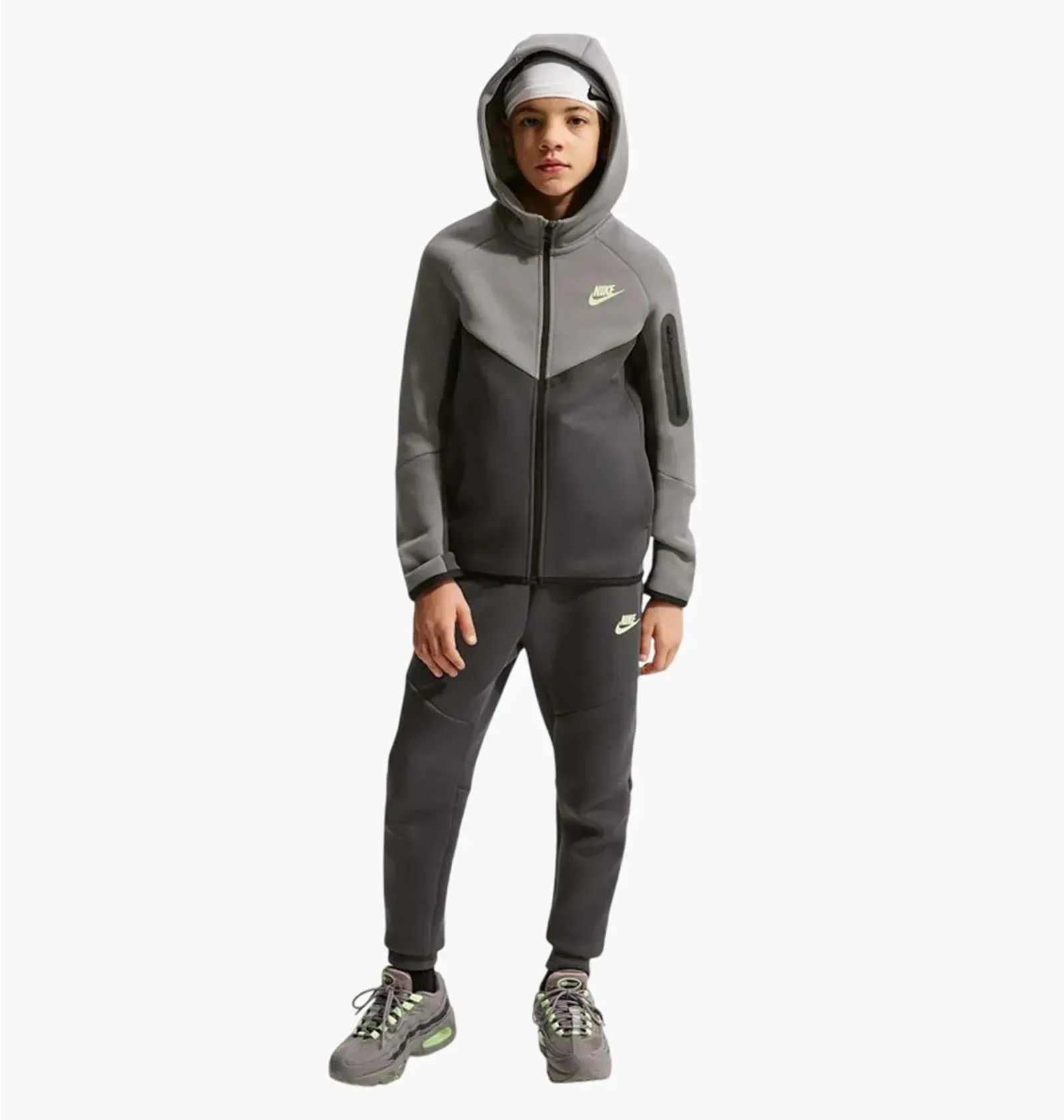 Спортивний костюм дитячий Nike Sportswear Tech Fleece Grey (HV5867-015__HV5869-061)