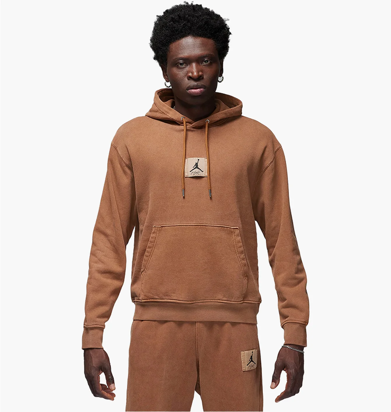 Худі чоловіче Air Jordan Essentials Statement Fleece Washed Pullover Hoodie Brown FB7290-281