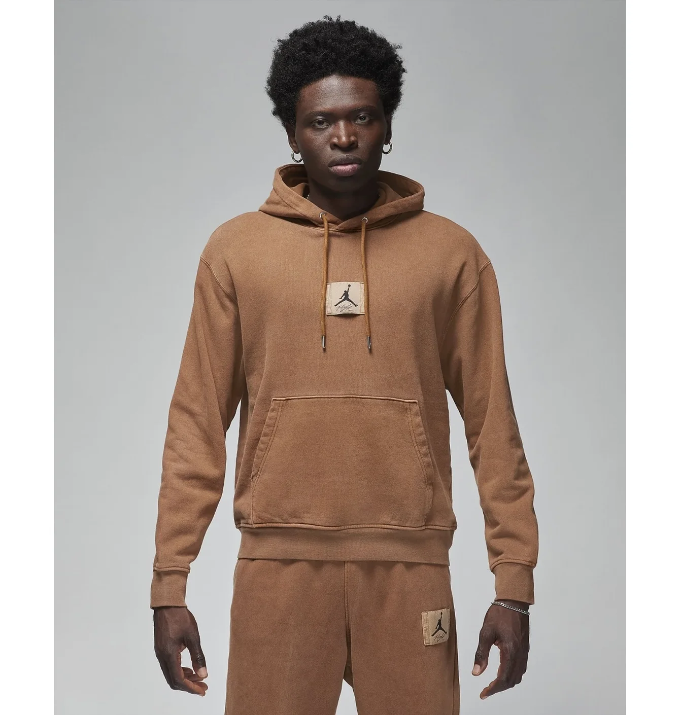 Худі чоловіче Air Jordan Essentials Statement Fleece Washed Pullover Hoodie Brown FB7290-281