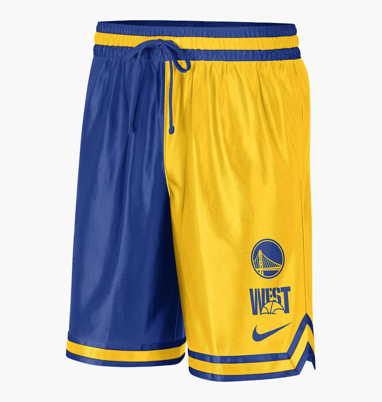 Шорти чоловічі Nike Golden State Warriors Courtside Blue/Yellow Dr9360-728