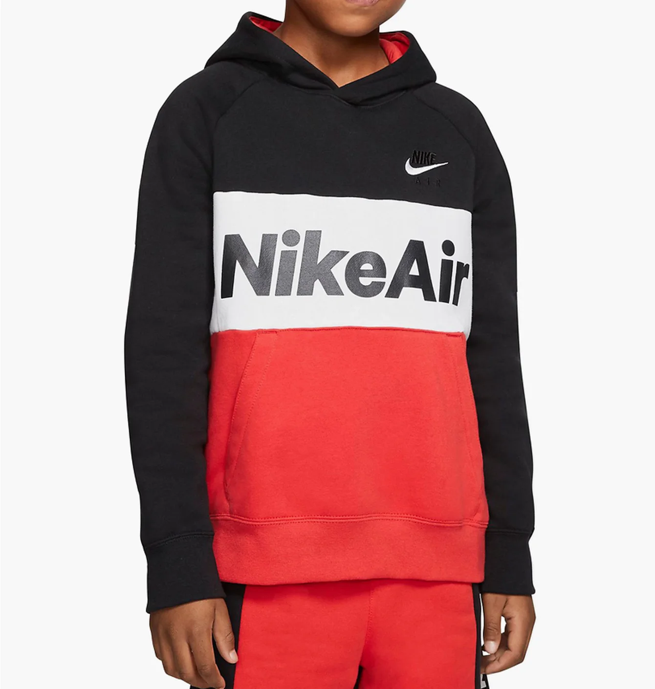 Худі дитяче Nike Air Black/Red Db5470-011
