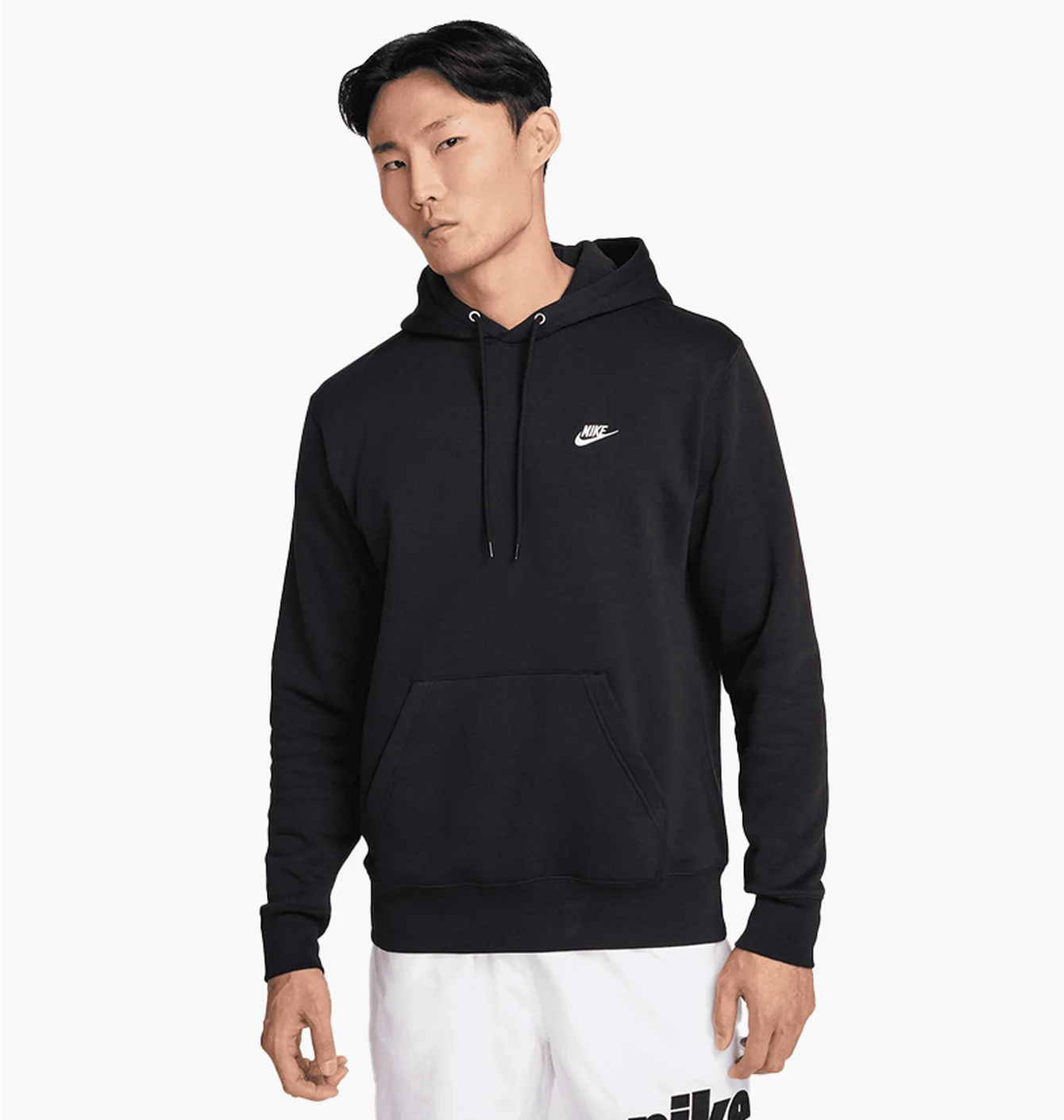 Худі чоловіче Nike Club Pullover Fleece Hoodie Black FN3859-010