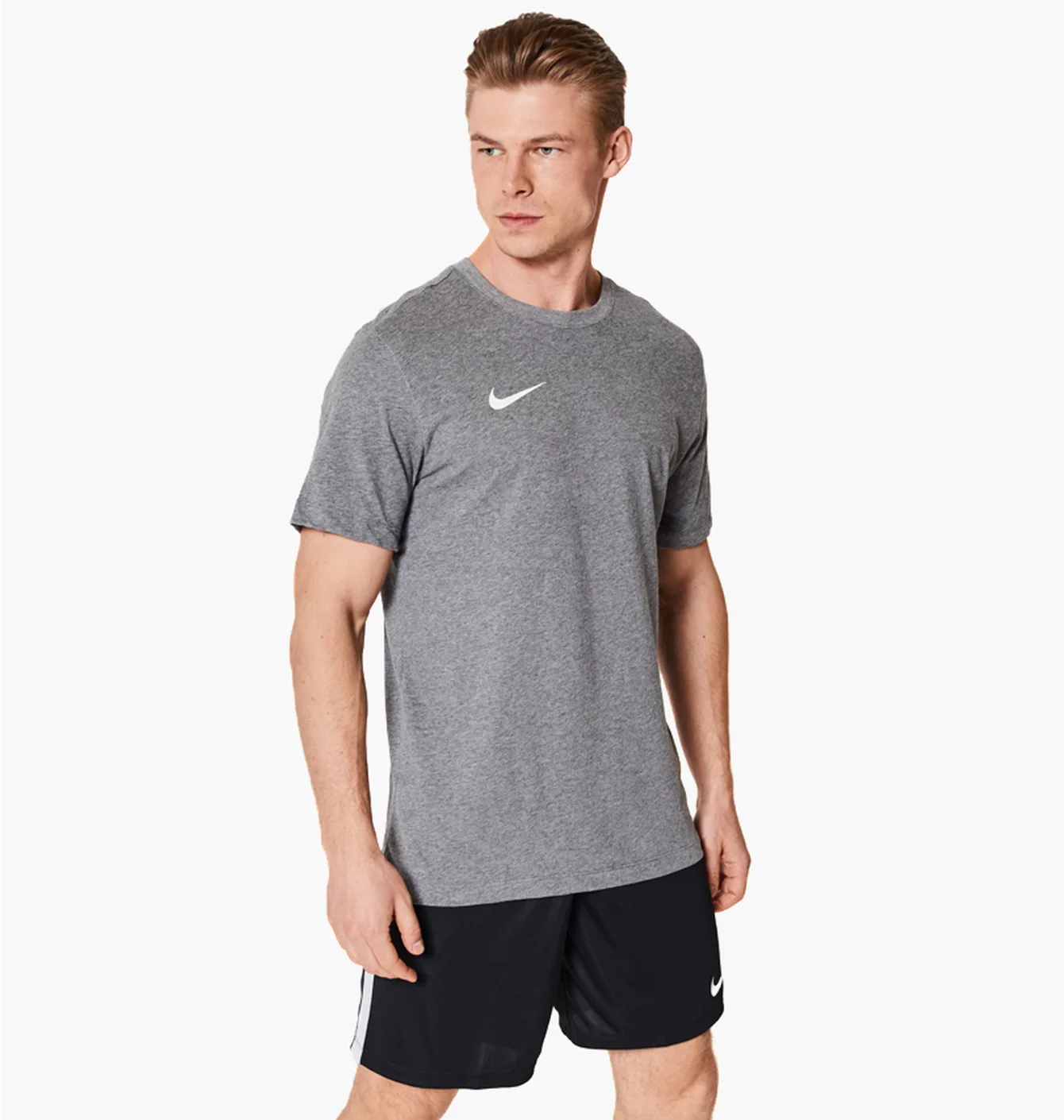 Футболка чоловіча Nike M Nk Df Park20 Ss Tee Grey Cw6952-071