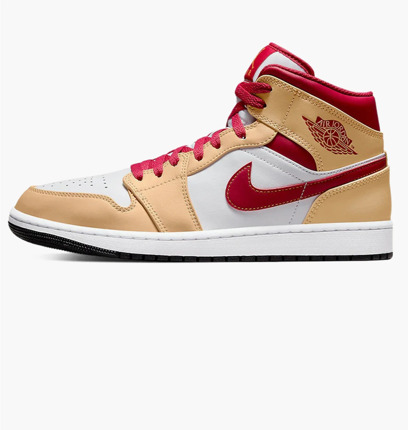 Кросівки дитячі Nike Air Jordan 1 Mid (Gs) Beige 554725-201