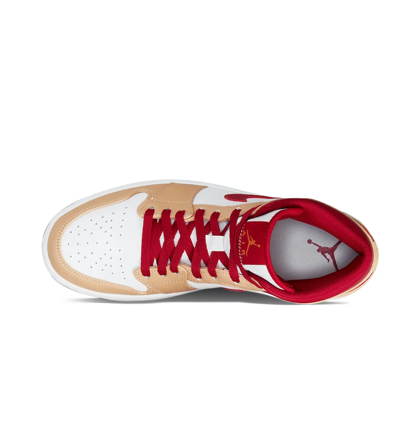 Кросівки дитячі Nike Air Jordan 1 Mid (Gs) Beige 554725-201