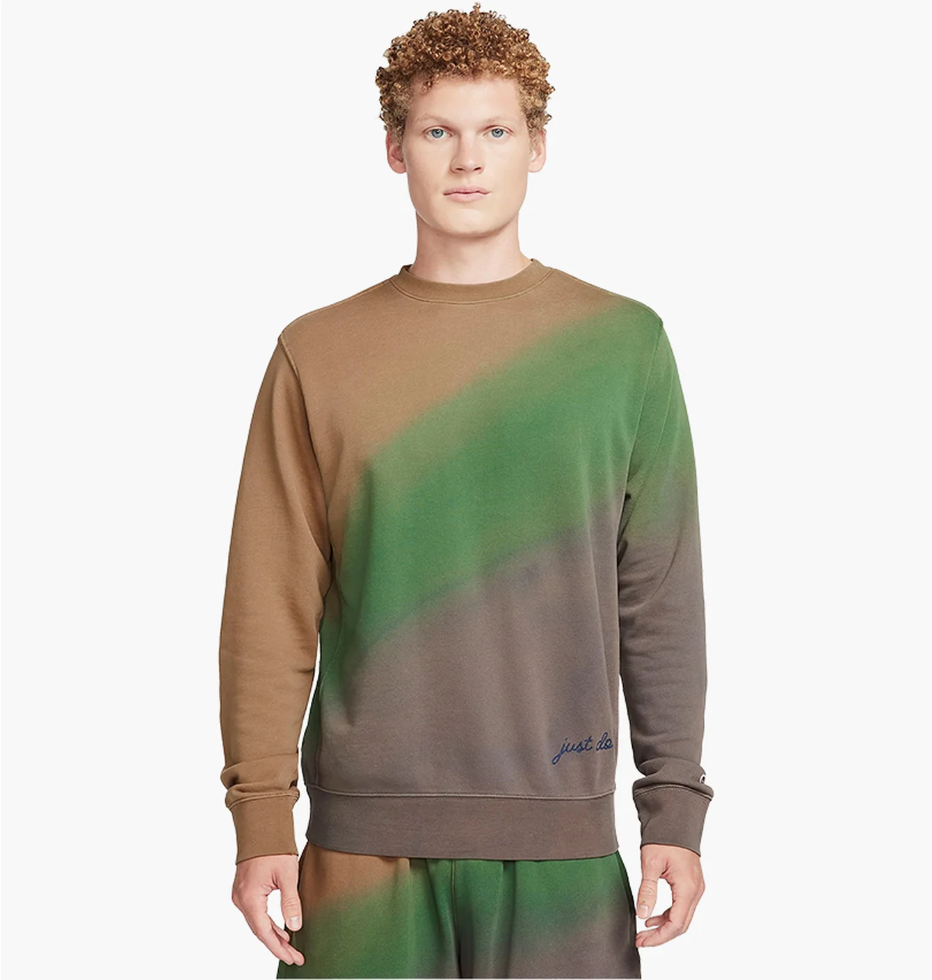 Світшот чоловічий Nike Sportswear Club French Terry Crew-Neck Sweatshirt Multi FQ6142-256