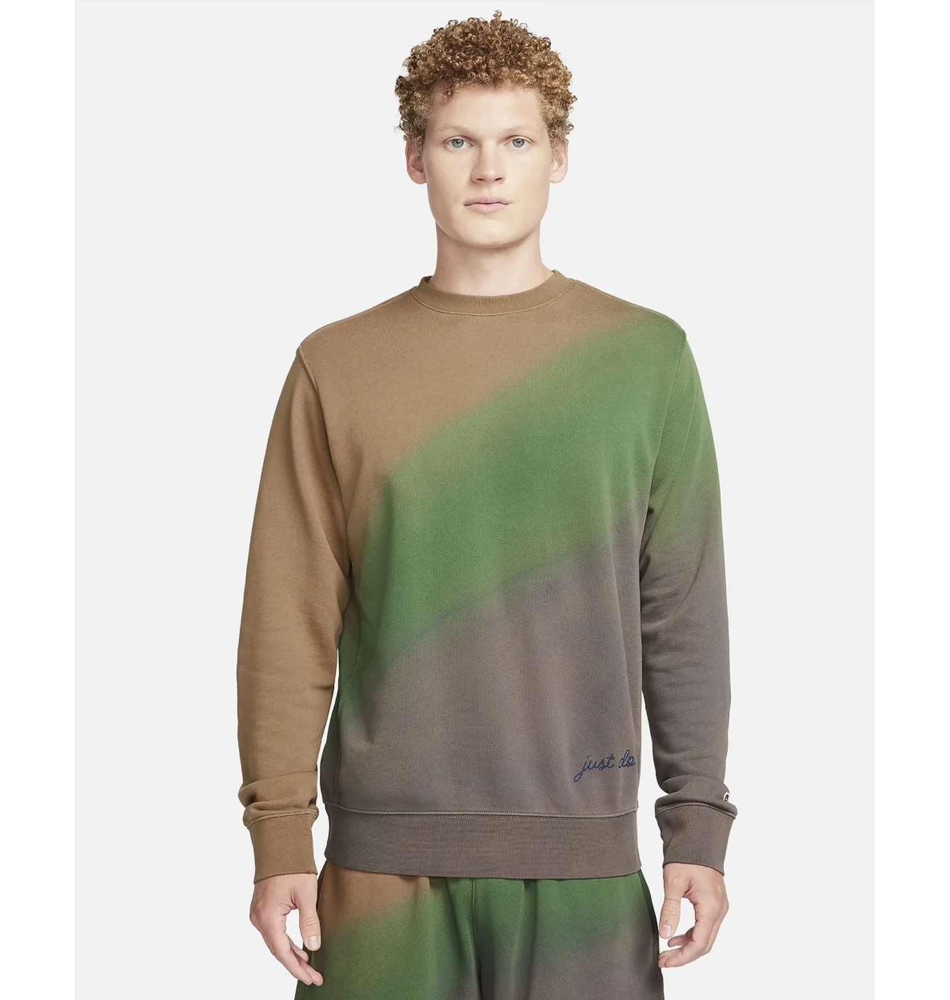 Світшот чоловічий Nike Sportswear Club French Terry Crew-Neck Sweatshirt Multi FQ6142-256