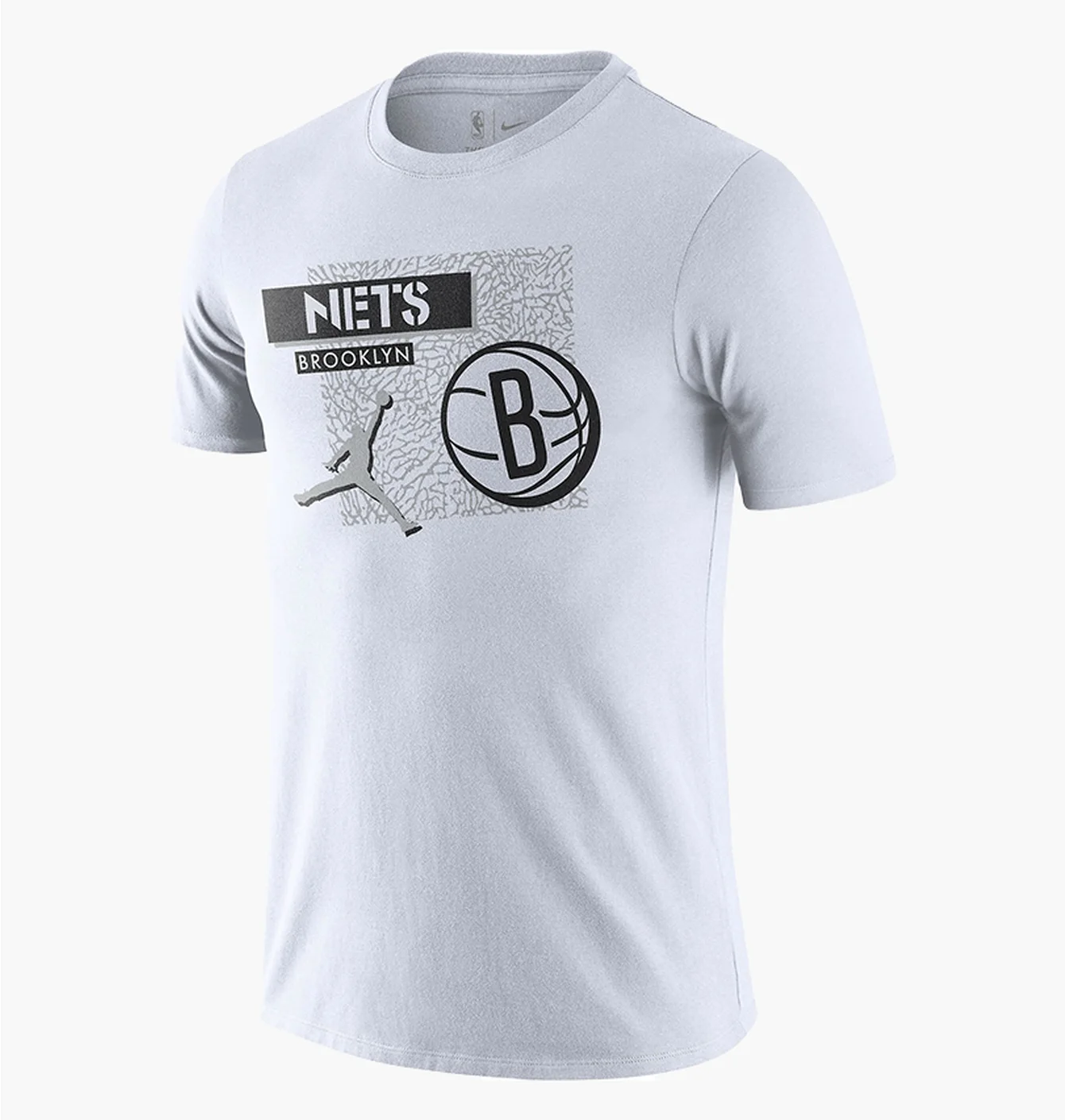 Футболка чоловіча Air Jordan Nba Dri-Fit Brooklyn Nets Tee White DA6604-100
