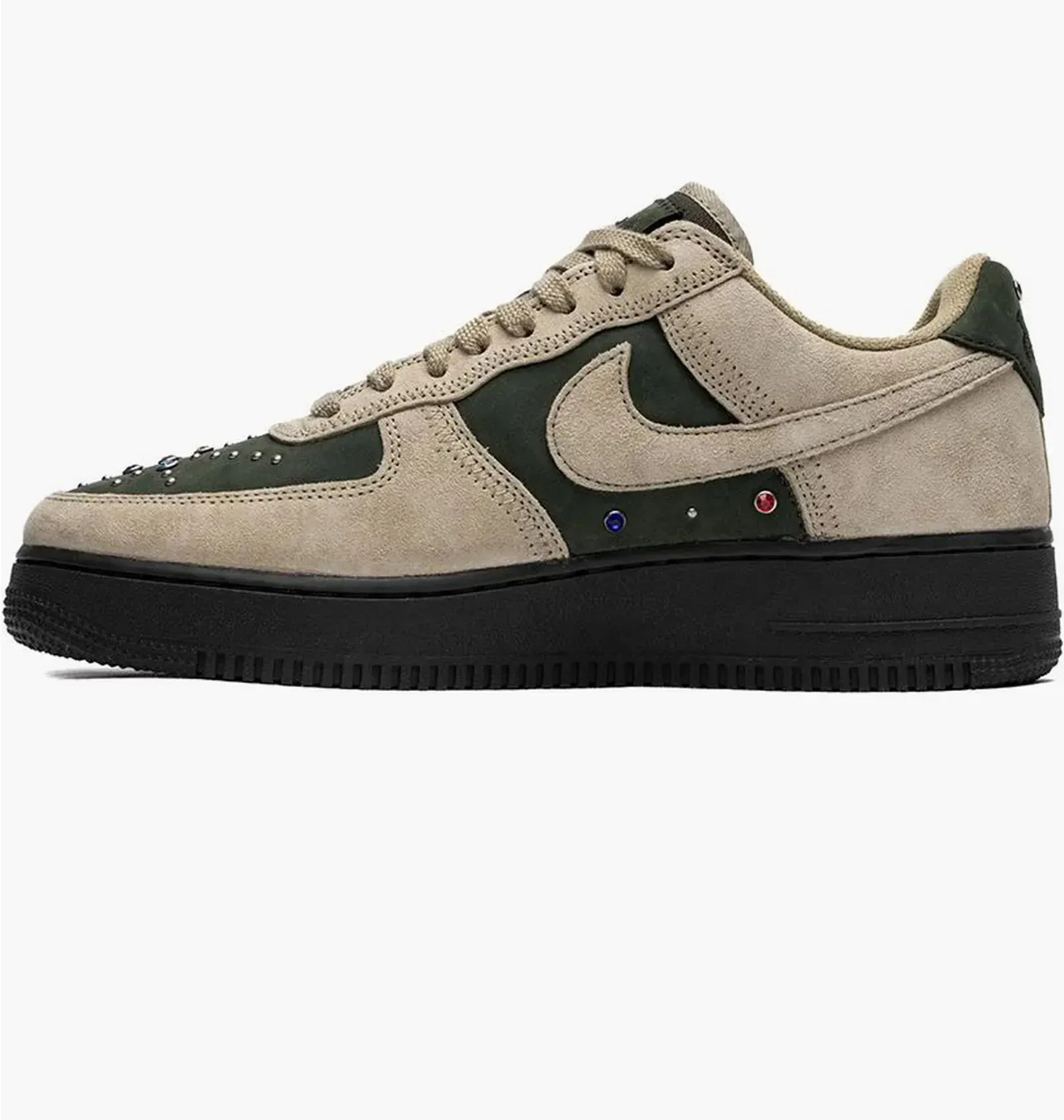 Nike Air Force 1 Low Dark Army Neutral Olive Gems