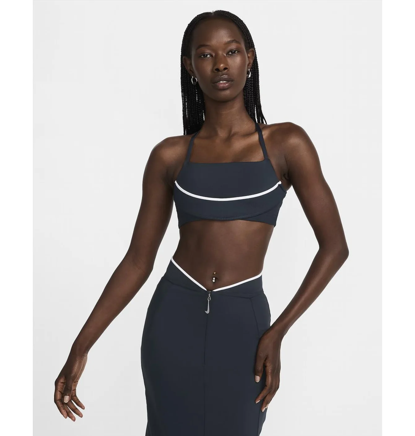 Топ жіночий Nike Stanik X Jacquemus Black FV5678-475