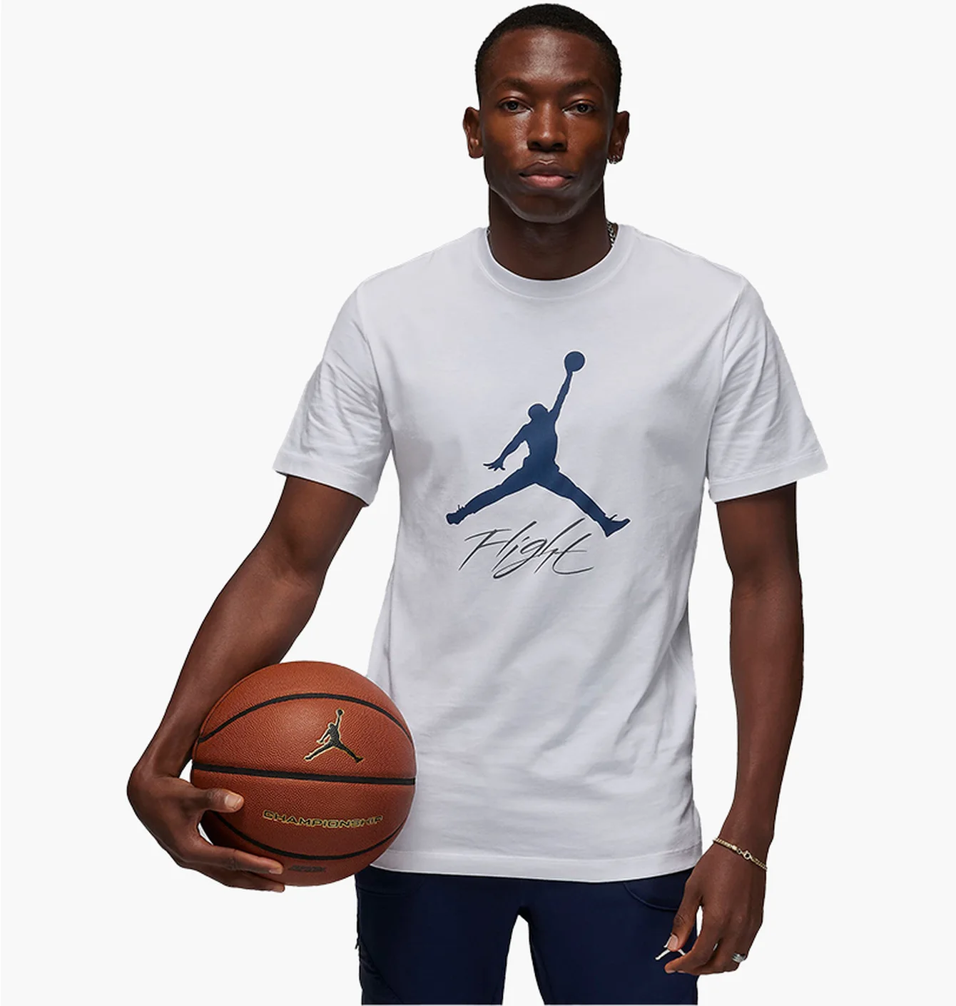 Футболка чоловіча Air Jordan Jumpman Flight White AO0664-102