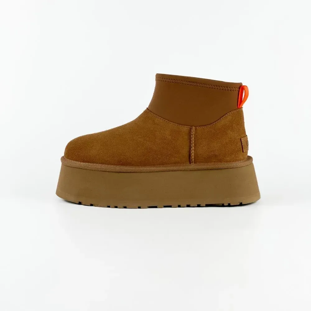 Черевики жіночі Ugg Classic Mini Dipper Boot Chestnut (1168170-CHE)