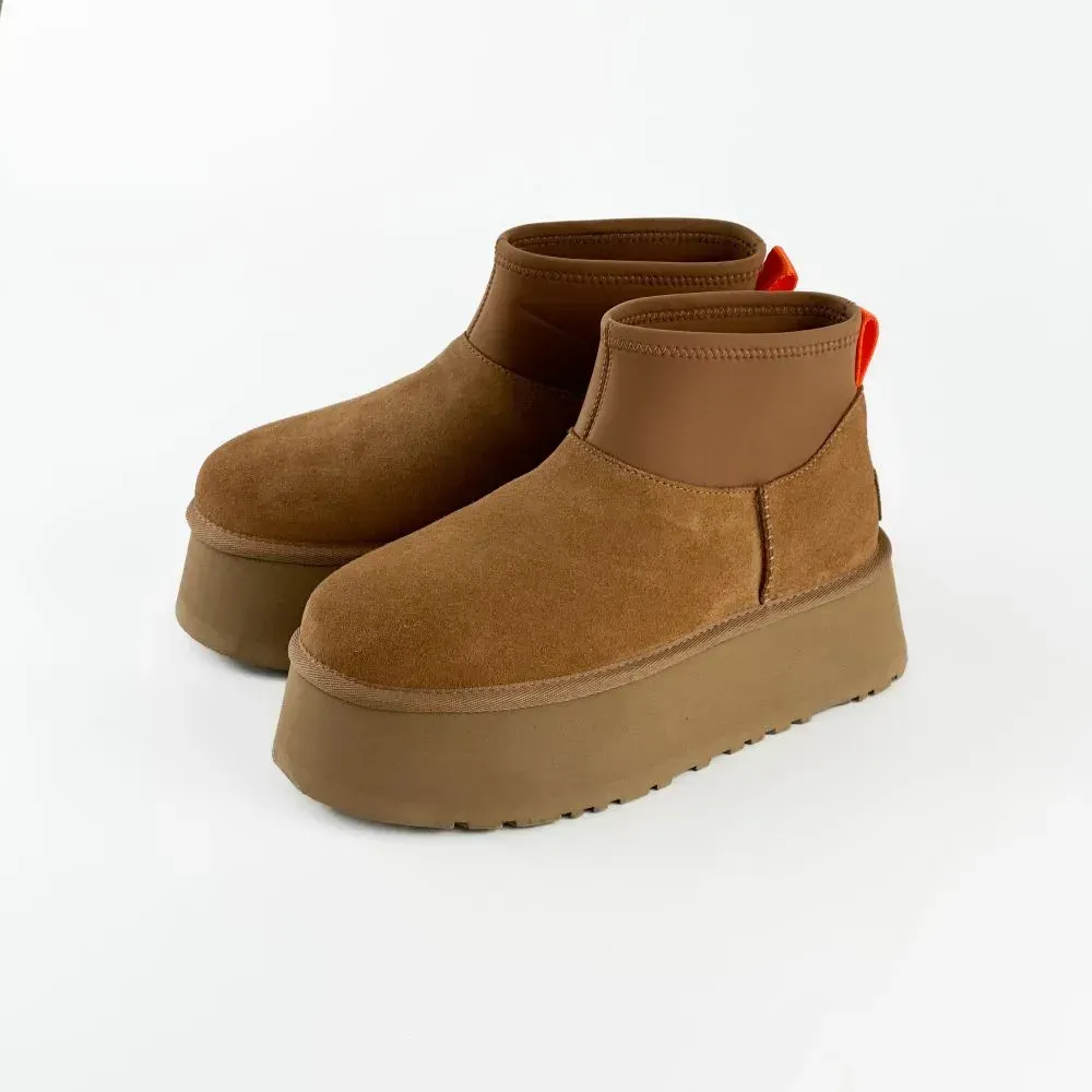 Черевики жіночі Ugg Classic Mini Dipper Boot Chestnut (1168170-CHE)