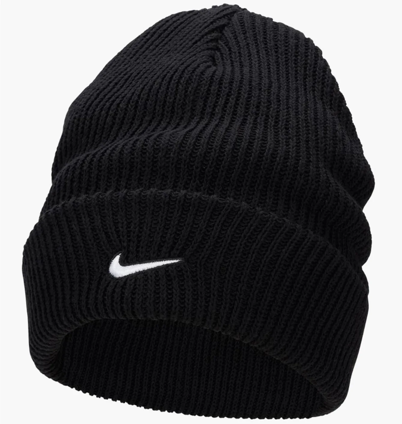 Шапка унісекс Nike Tall Cuff Swoosh Beanie Black FB6529-010
