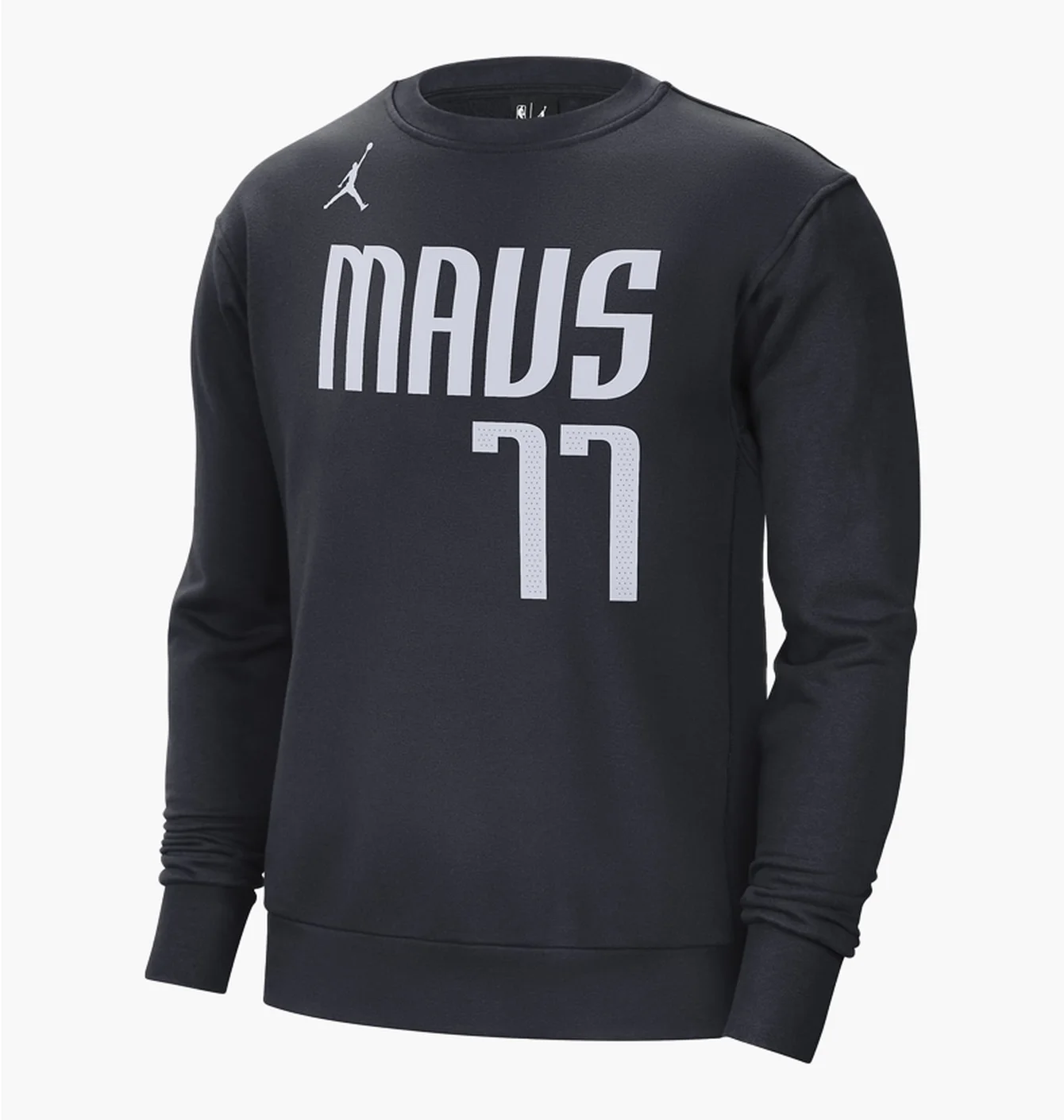 Лонгслів чоловічий Nike Nba Dallas Mavericks Courtside Statement Edition Black DN9820-426