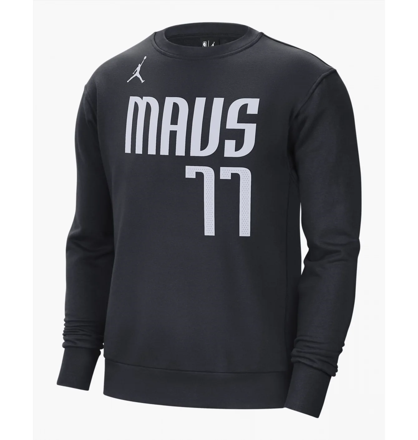 Лонгслів чоловічий Nike Nba Dallas Mavericks Courtside Statement Edition Black DN9820-426