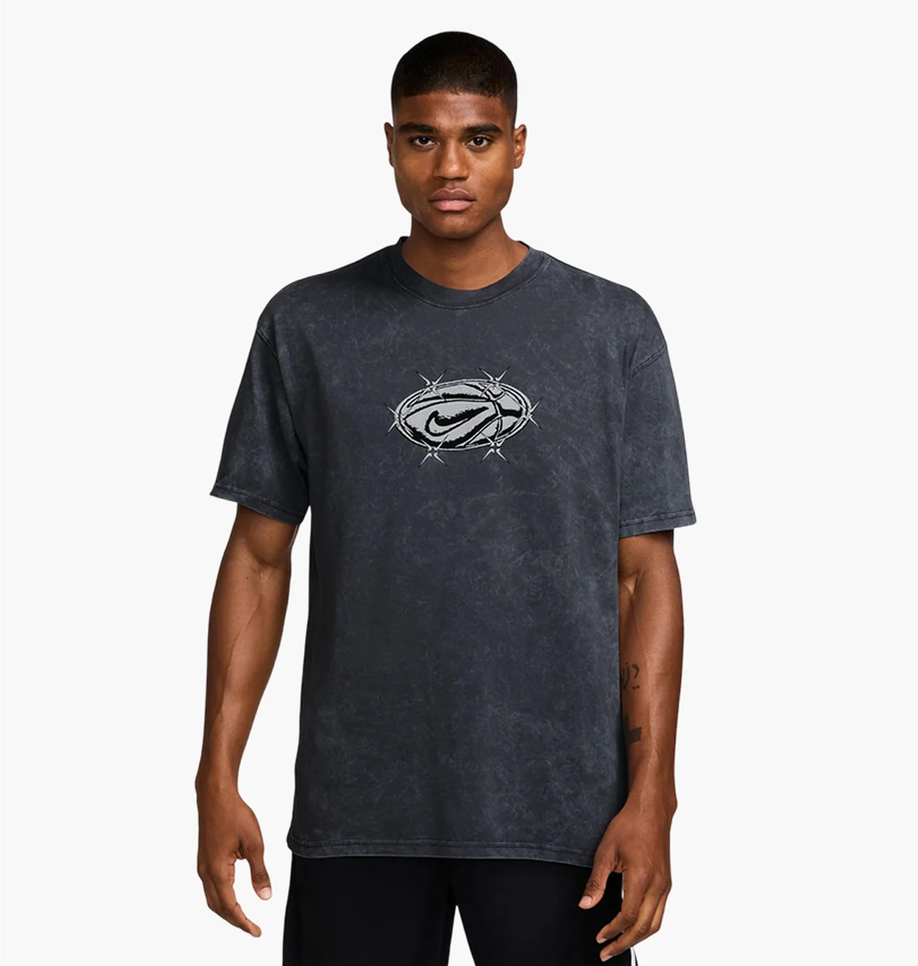 Футболка чоловіча Nike Tee M90 Street Grey HV1675-060