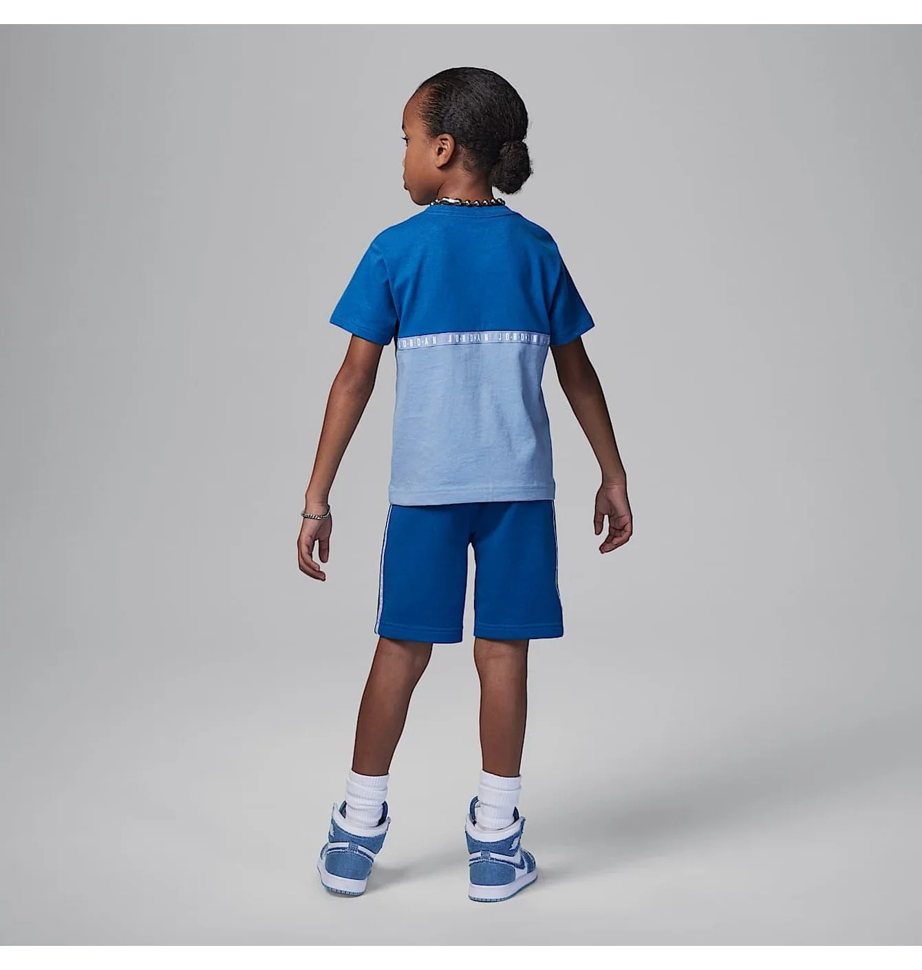 Спортивний костюм дитячий Air Jordan Jumpman Blocked Taping Jr Blue/Light Blue 85D001-U1R