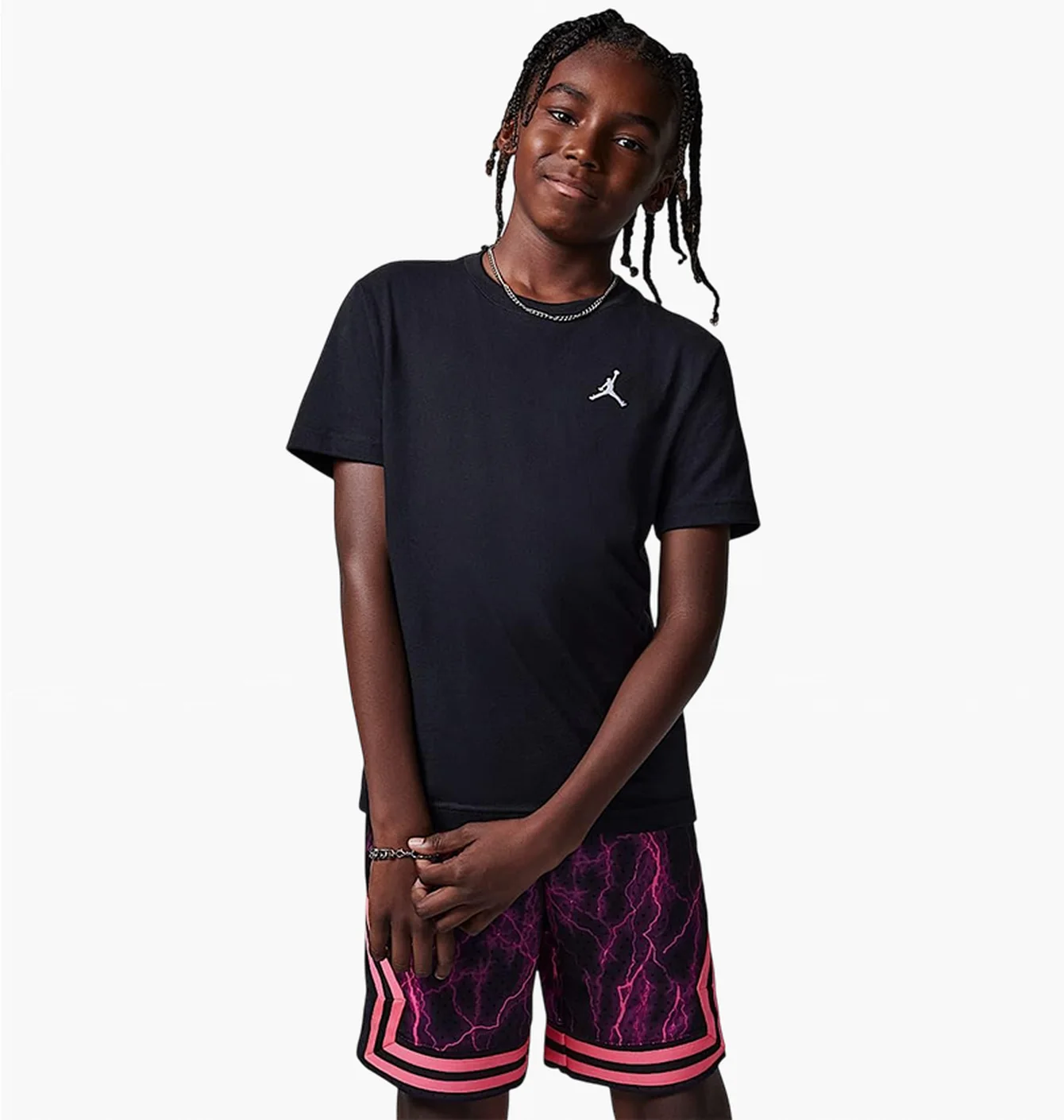 Футболка дитяча Air Jordan Big Kids Jumpman Air Embroidered T-Shirt Black 95D266-023