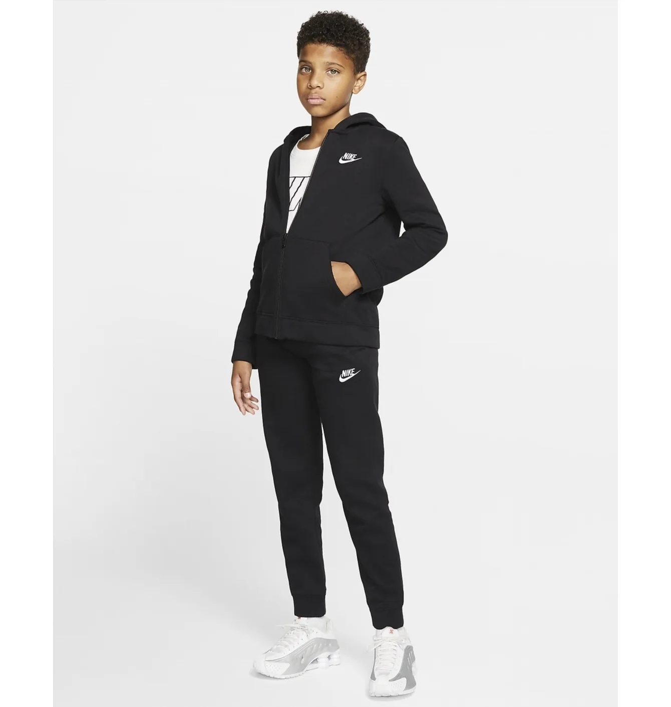 Спортивний костюм дитячий Nike B Nsw Trk Suit Cote Bf Black BV3634-010