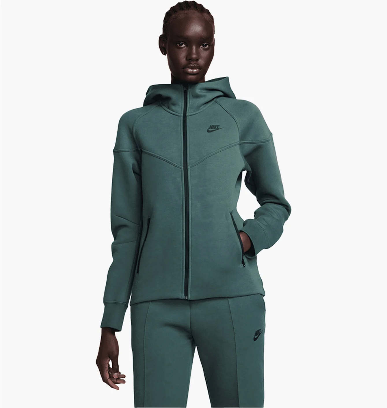 Толстовка жіноча Nike Sportswear Tech Fleece Windrunner Turquoise FB8338-328