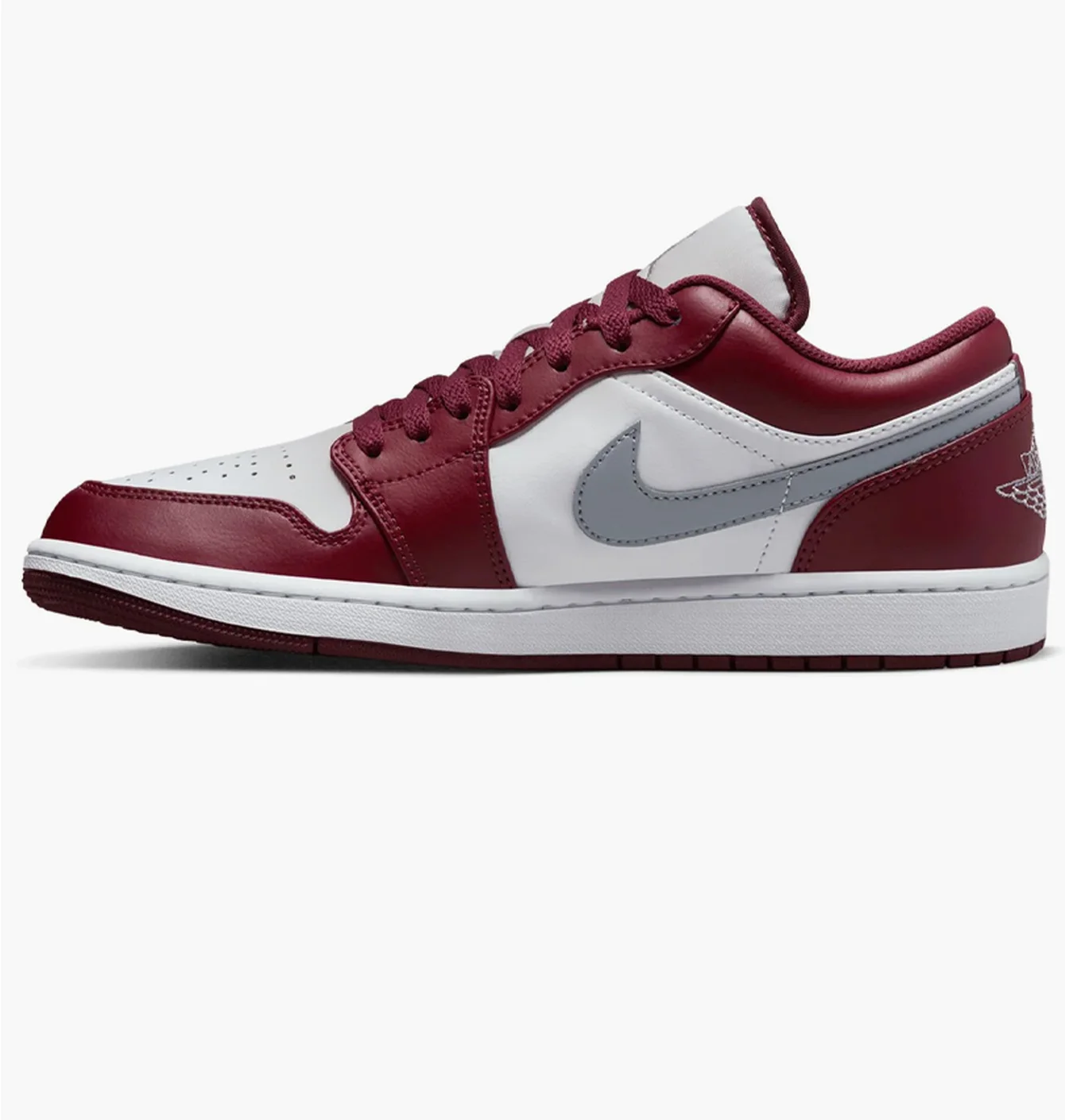 Кросівки чоловічі Nike Air Jordan 1 Low Red/White 553558-615