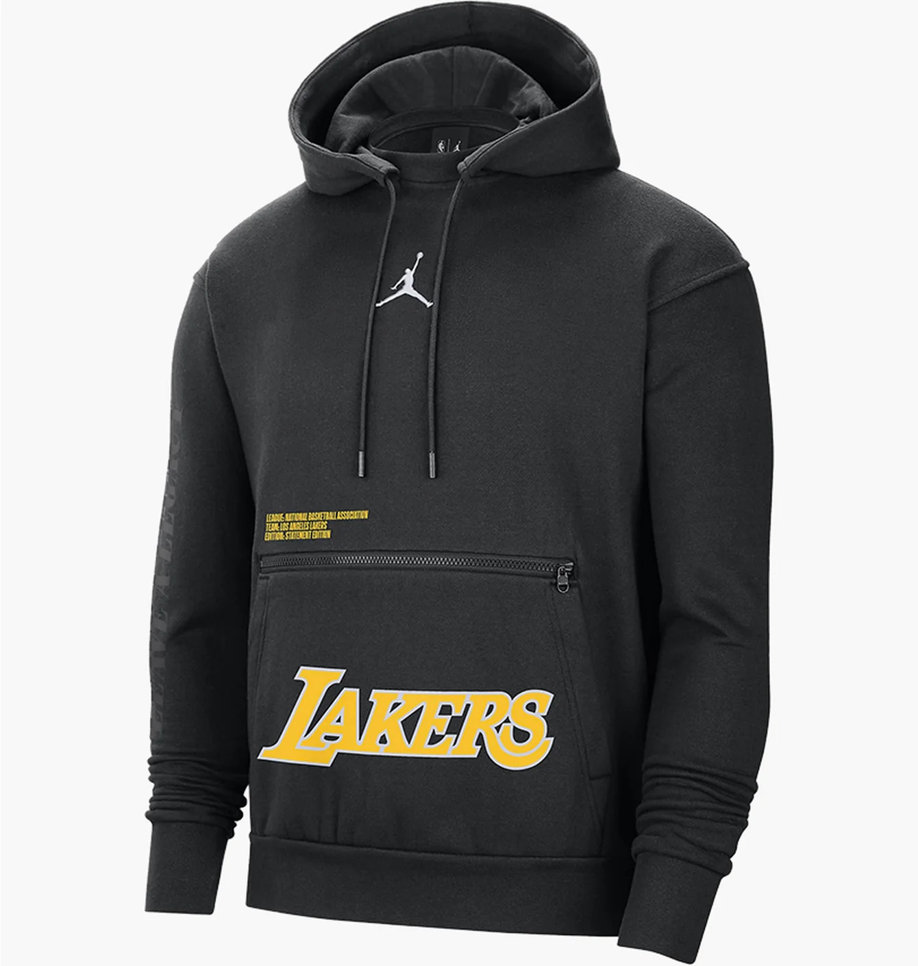 Худі чоловіче Air Jordan Nba Los Angeles Lakers Courtside Statement Edition Black DN4717-010