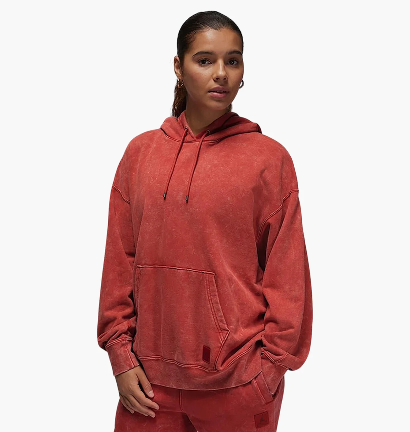 Толстовка жіноча Air Jordan WomenS Flight Fleece Pullover Hoodie Red FN5738-615