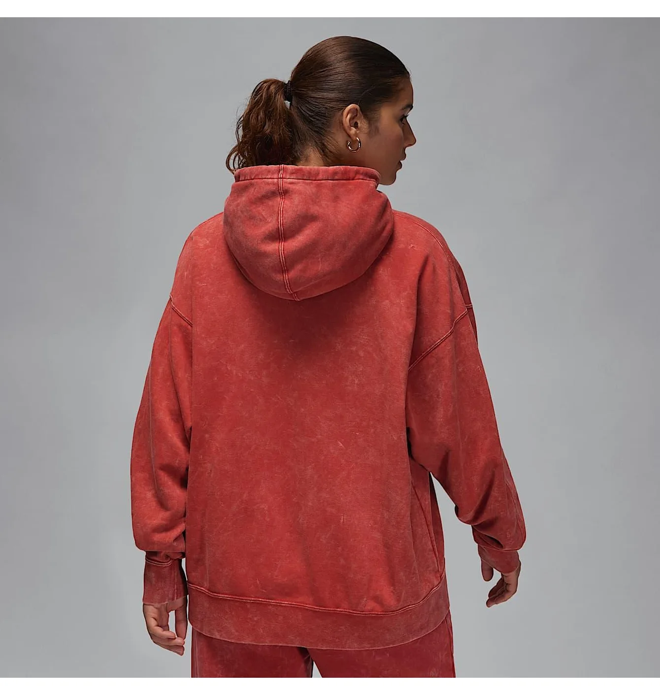 Толстовка жіноча Air Jordan WomenS Flight Fleece Pullover Hoodie Red FN5738-615