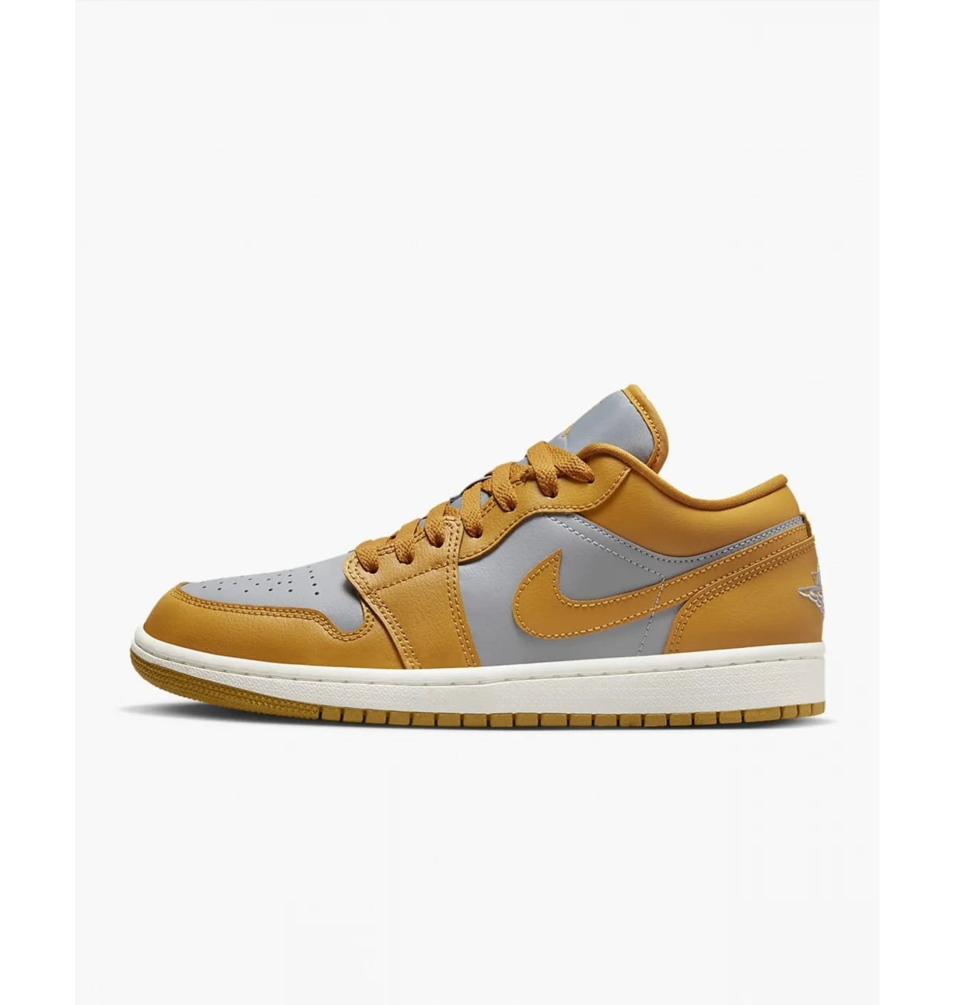 Кросівки жіночі Nike Air Jordan 1 Low Yellow/Grey Dc0774-020