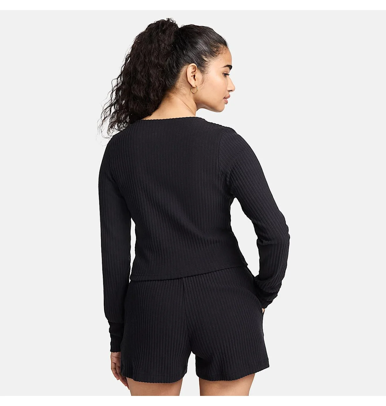 Кофта жіноча Nike Sportswear Chill Rib Black FN3682-010