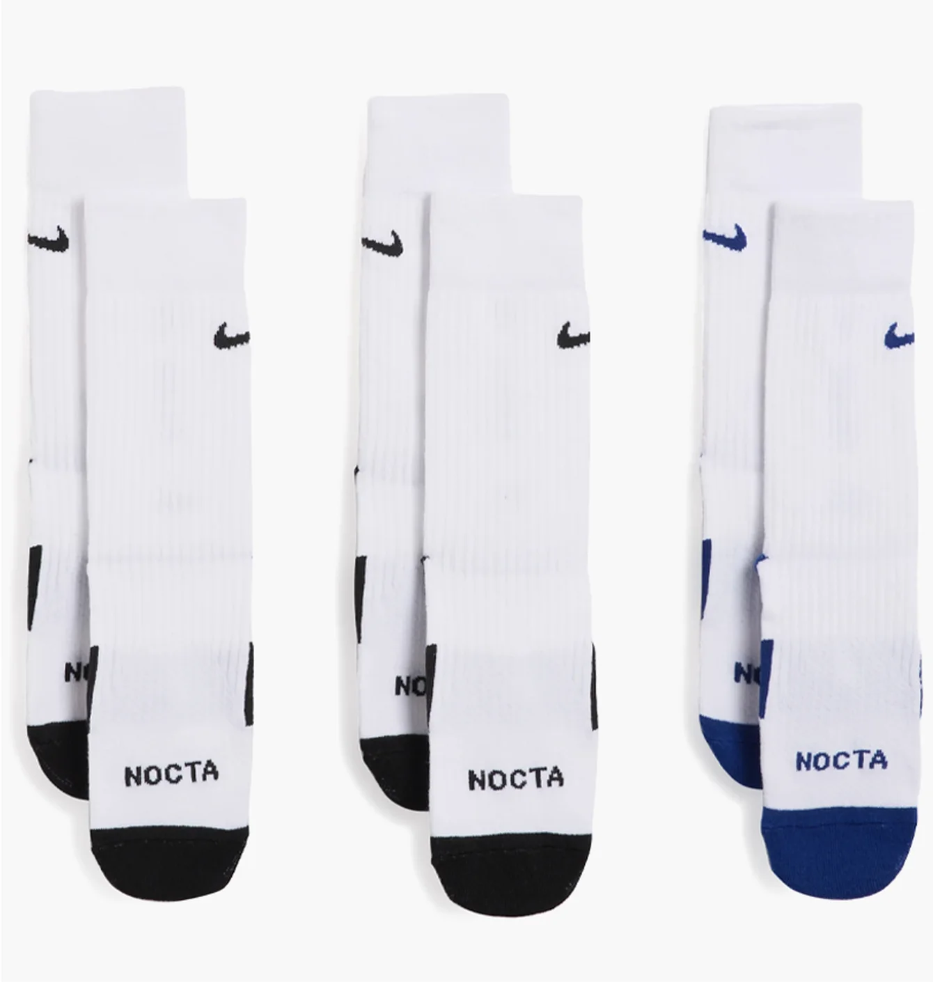 Шкарпетки унісекс Nike Nocta Crew Socks White (3 пари) FV3806-900