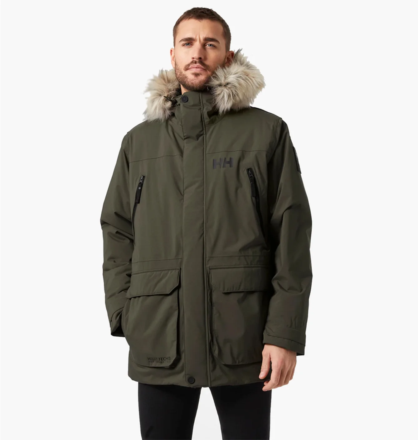 Куртка чоловіча Helly Hansen Reine Parka Olive 53630-431